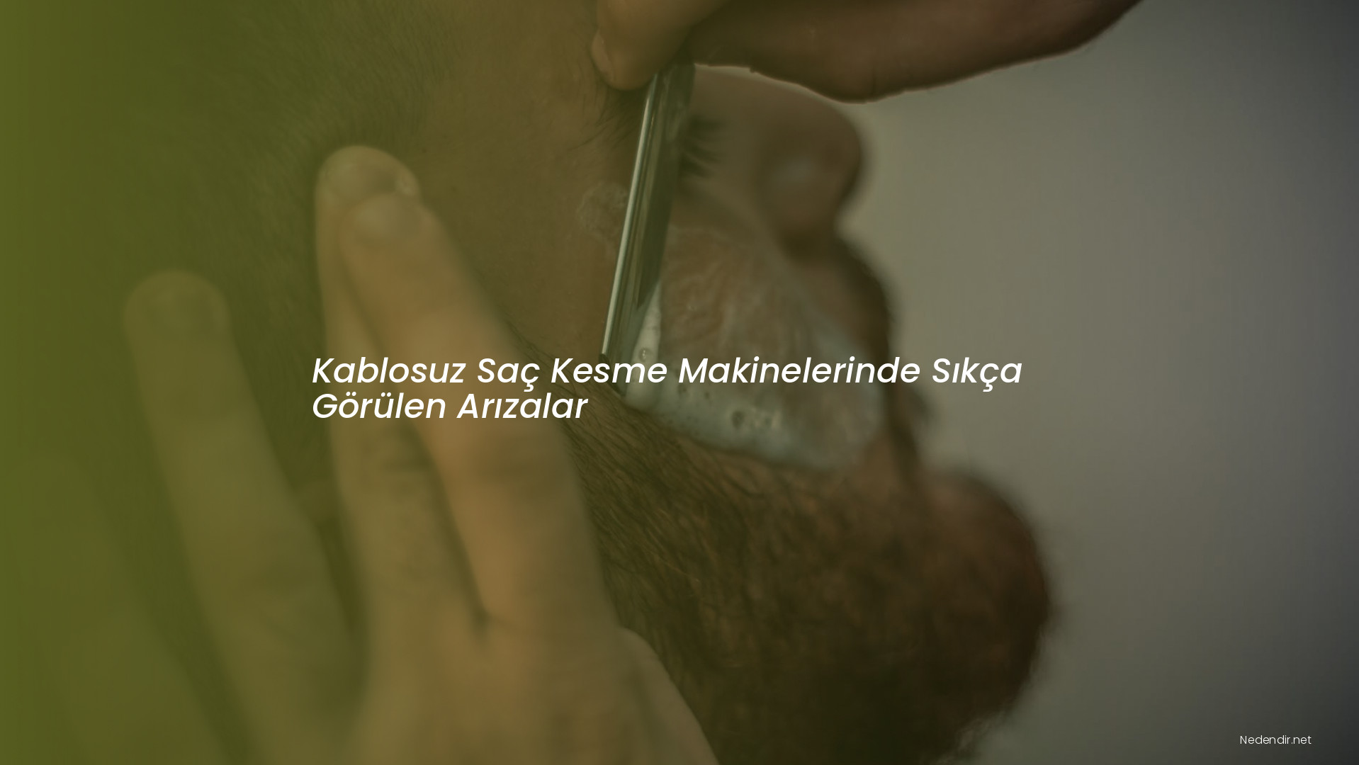 Kablosuz Saç Kesme Makinelerinde Sıkça Görülen Arızalar