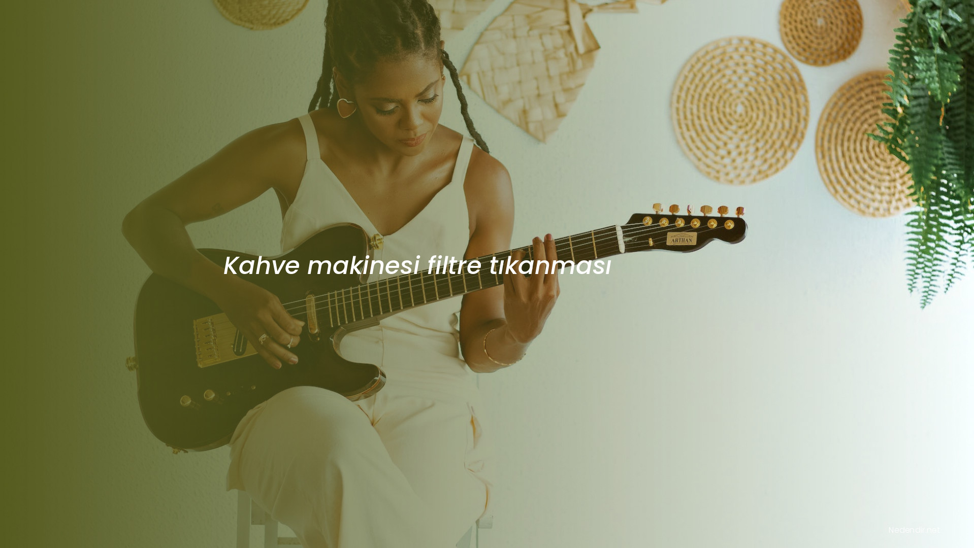 Kahve makinesi filtre tıkanması