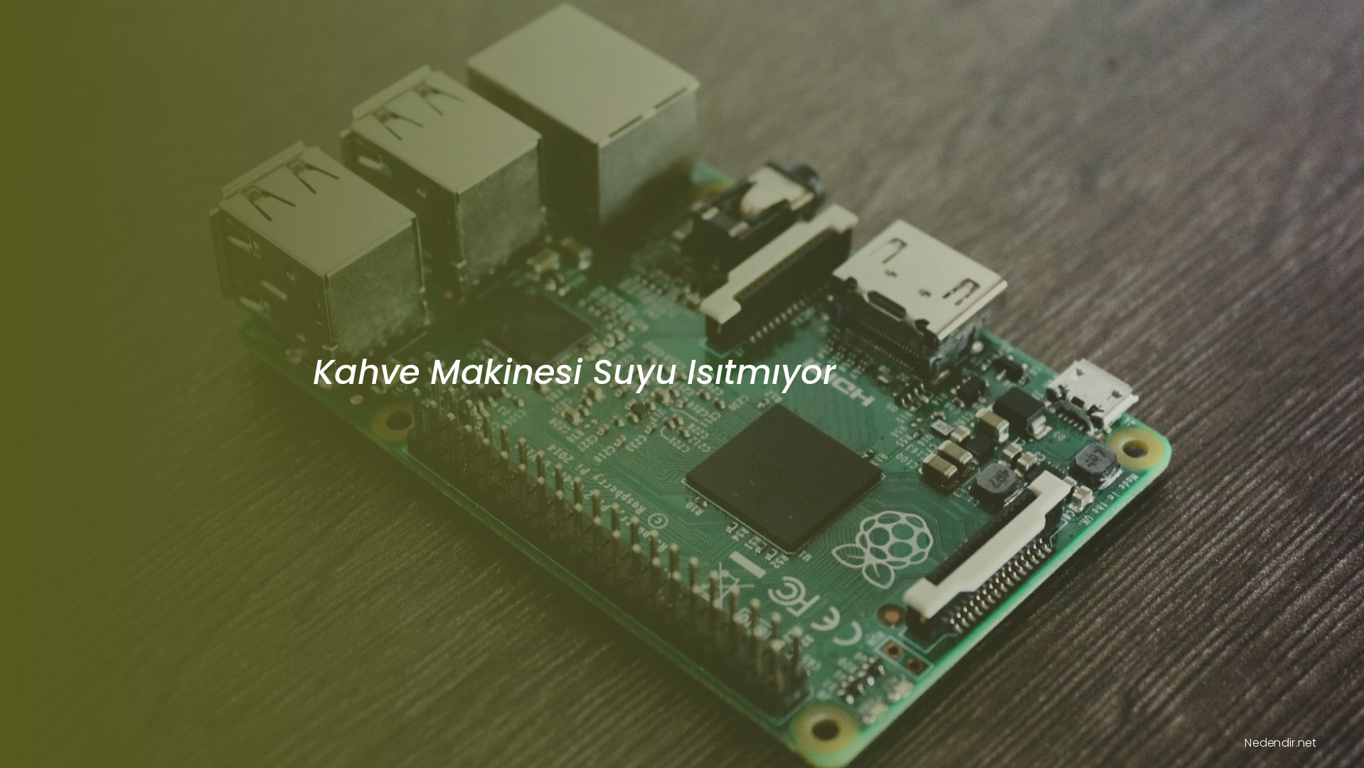 Kahve Makinesi Suyu Isıtmıyor