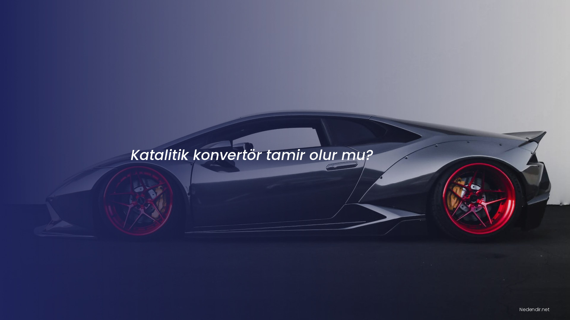Katalitik konvertör tamir olur mu?