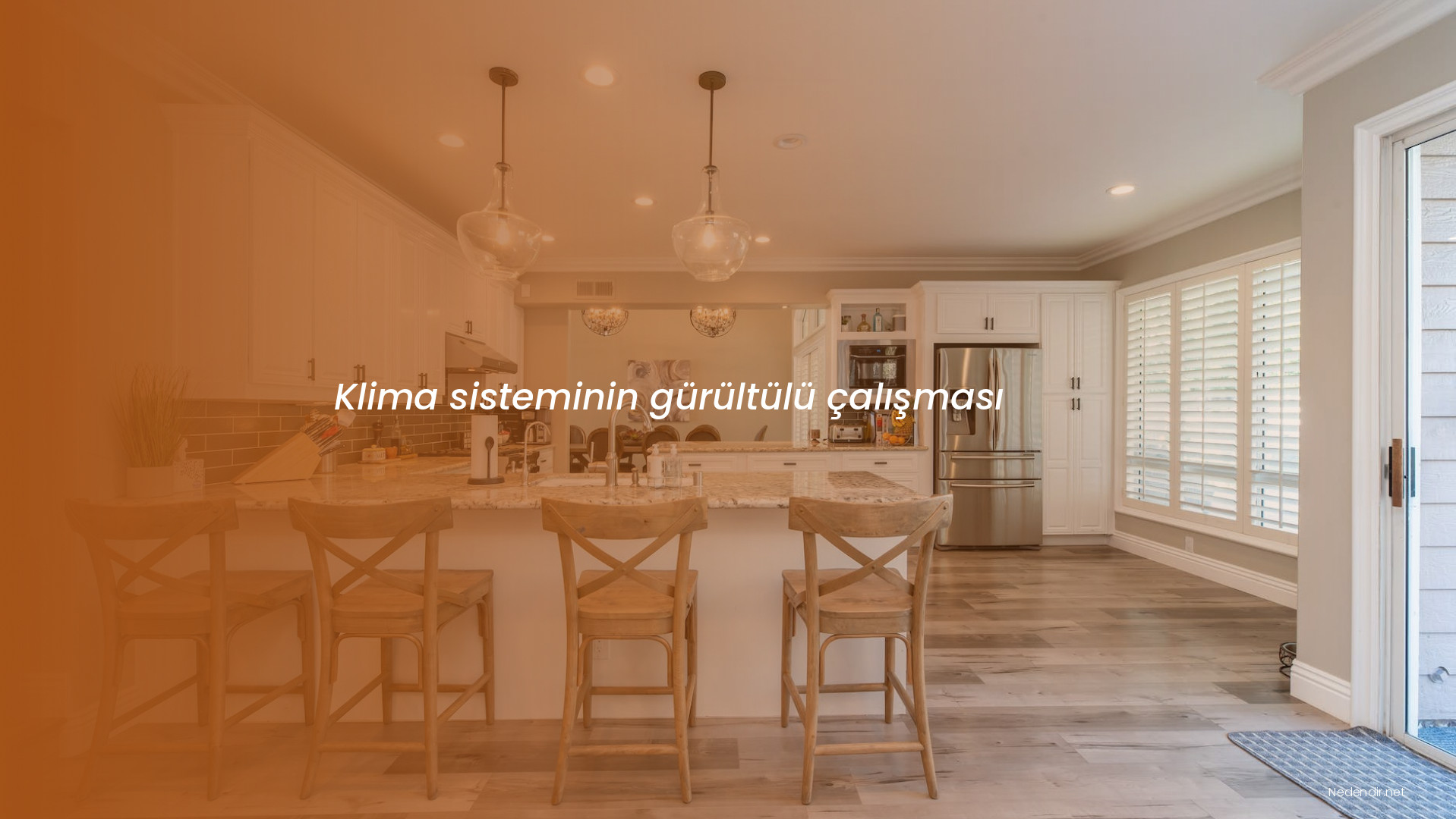 Klima sisteminin gürültülü çalışması