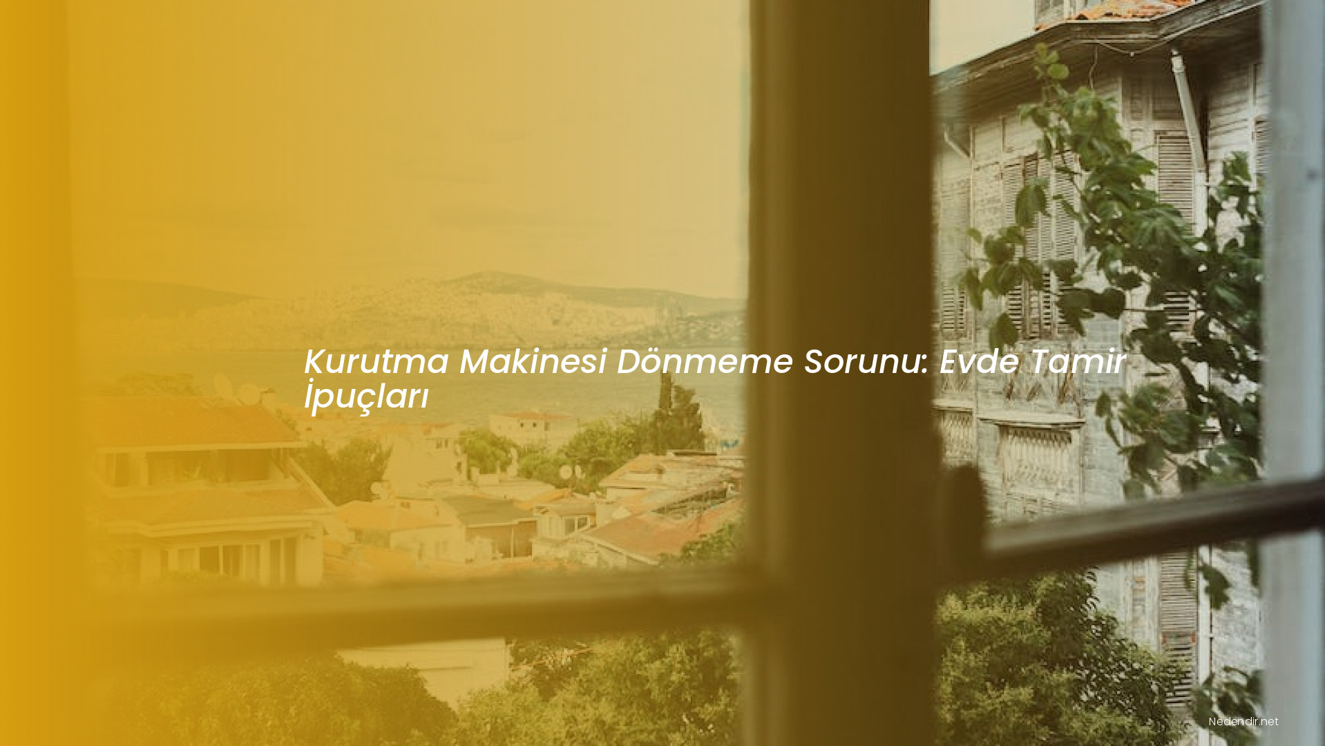 Kurutma Makinesi Dönmeme Sorunu: Evde Tamir İpuçları