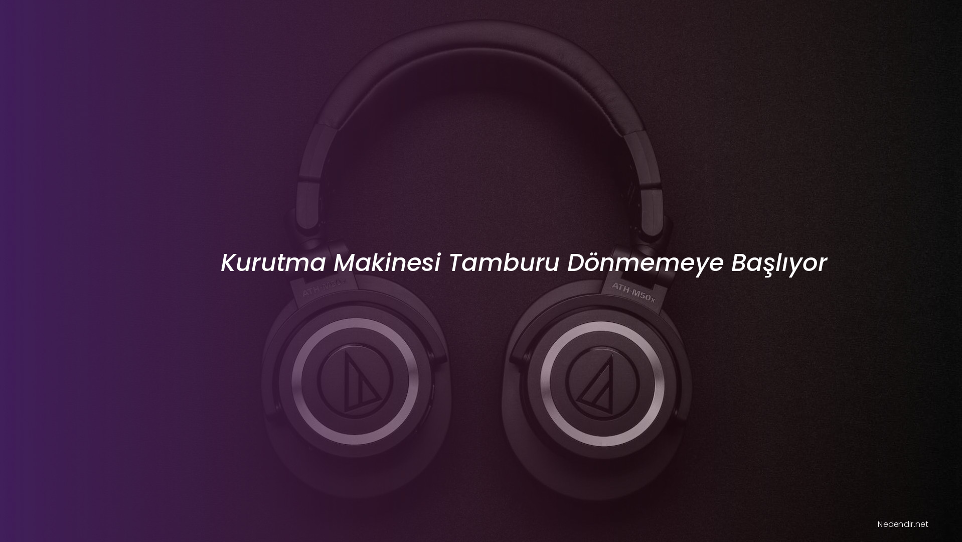 Kurutma Makinesi Tamburu Dönmemeye Başlıyor