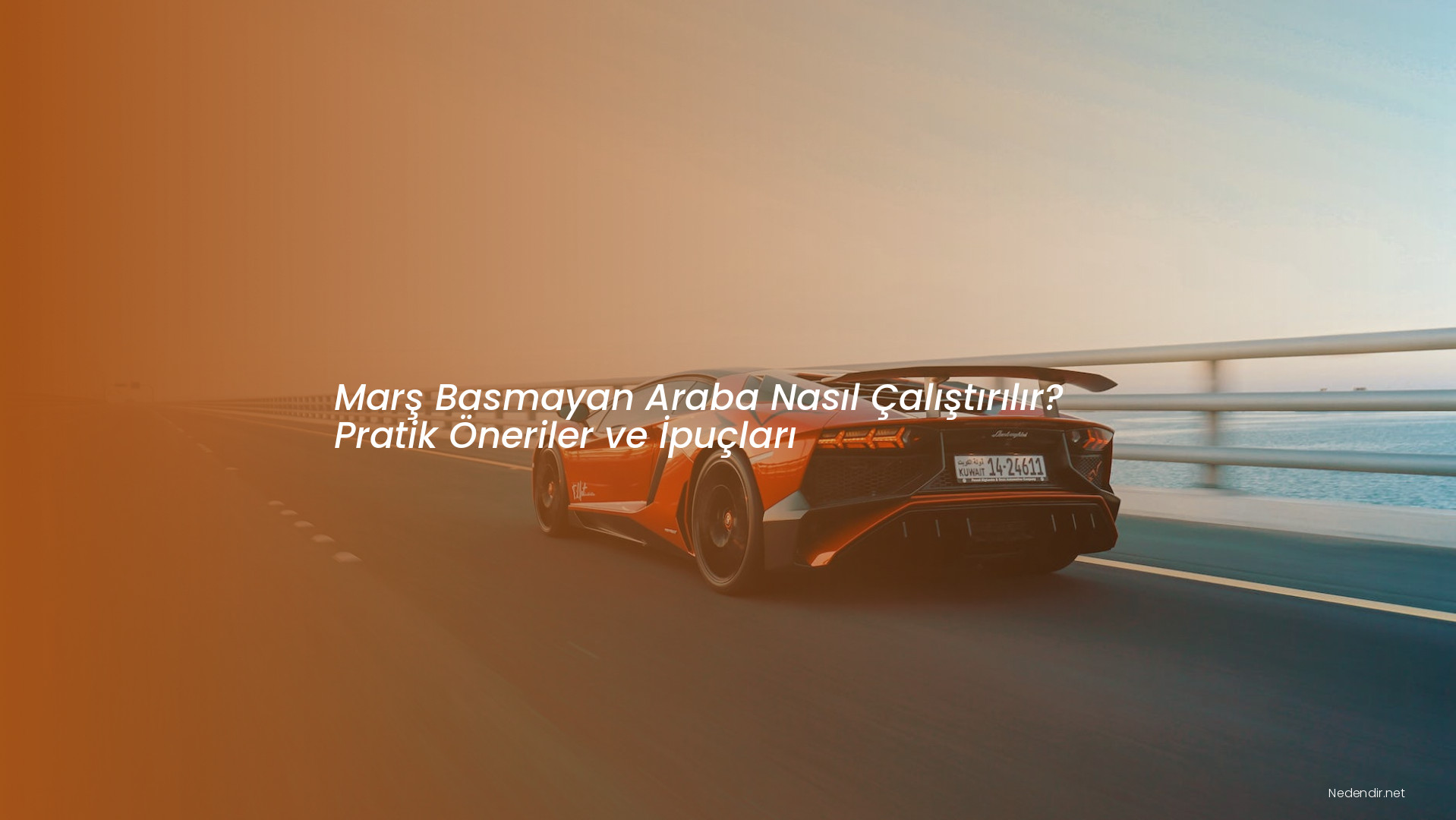 Marş Basmayan Araba Nasıl Çalıştırılır? Pratik Öneriler ve İpuçları