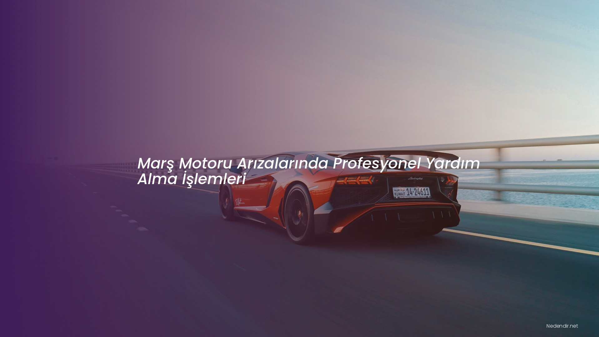 Marş Motoru Arızalarında Profesyonel Yardım Alma İşlemleri