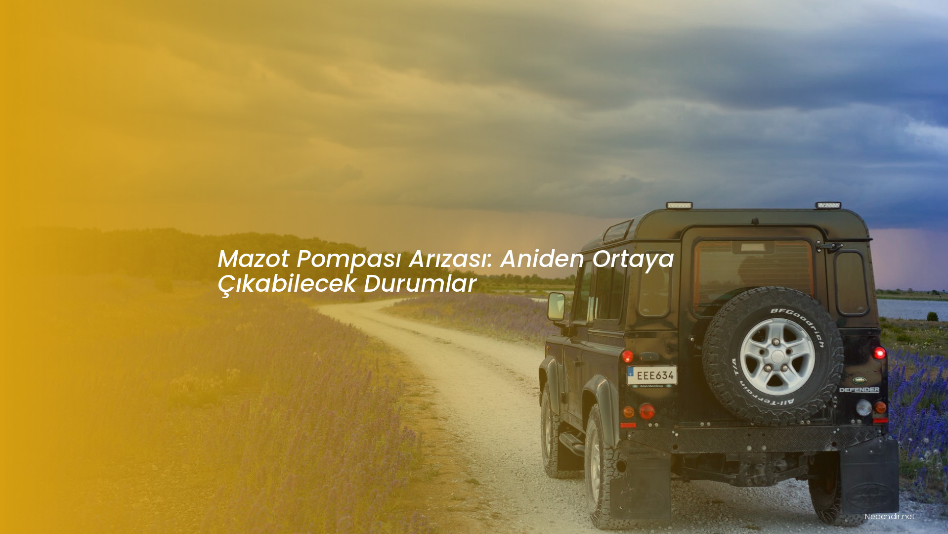 Mazot Pompası Arızası: Aniden Ortaya Çıkabilecek Durumlar