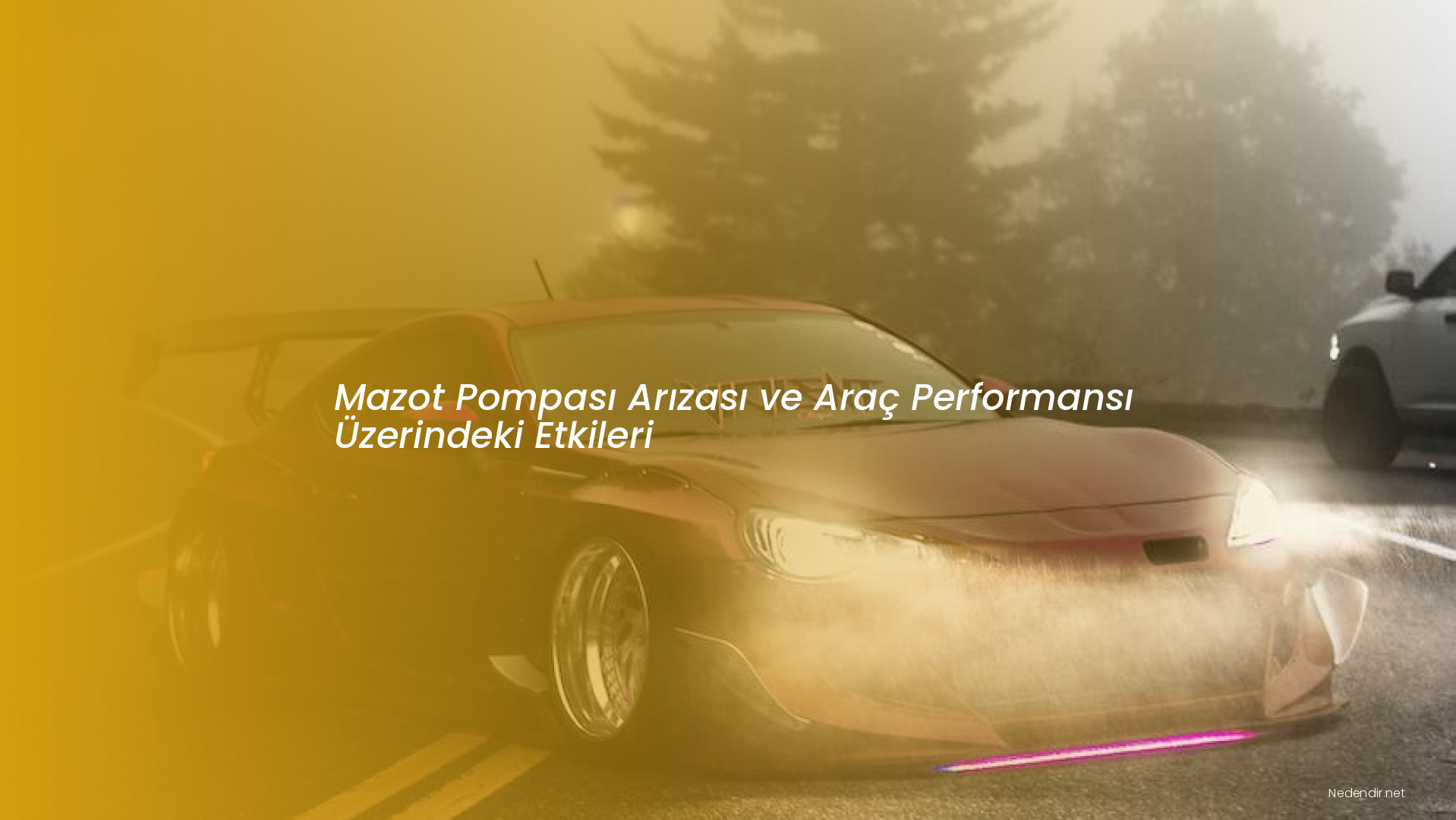 Mazot Pompası Arızası ve Araç Performansı Üzerindeki Etkileri
