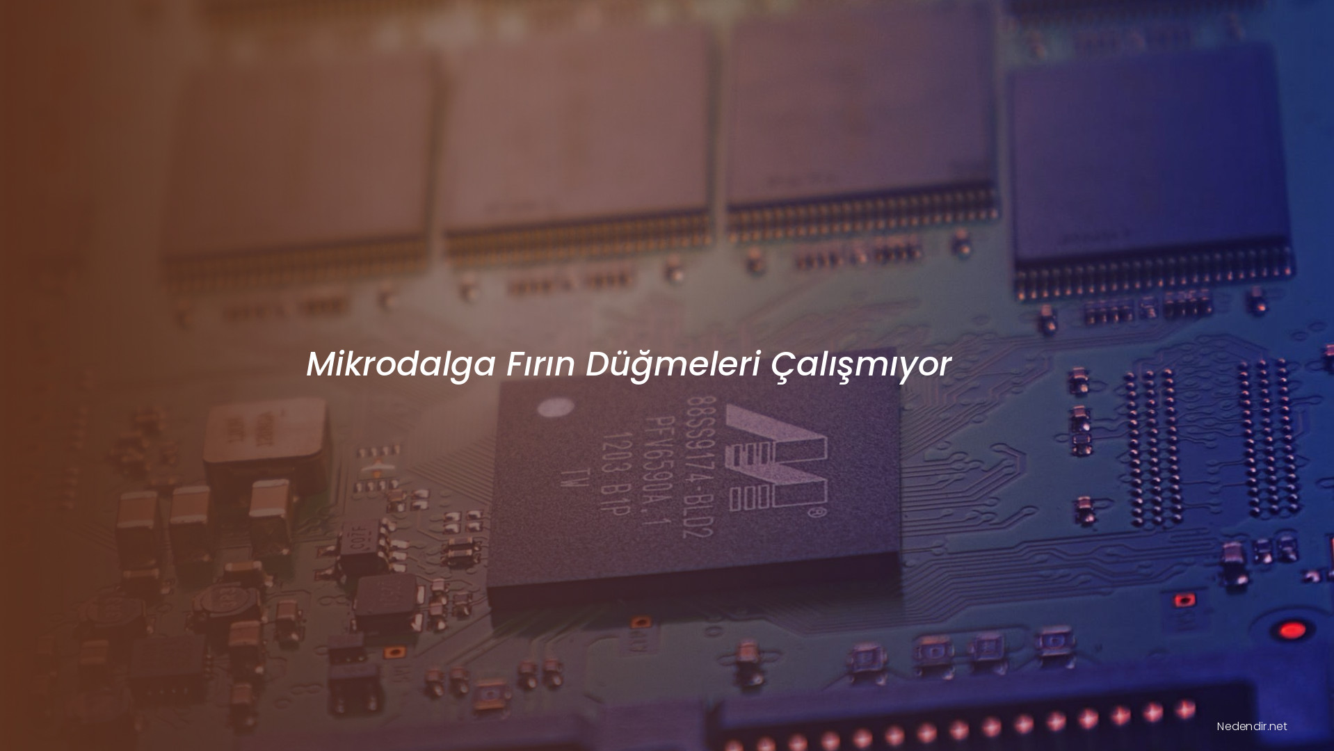 Mikrodalga Fırın Düğmeleri Çalışmıyor