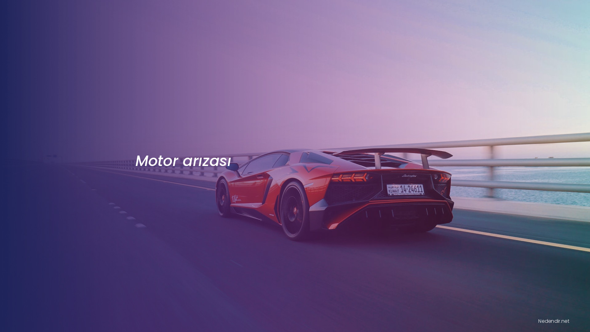 Motor arızası
