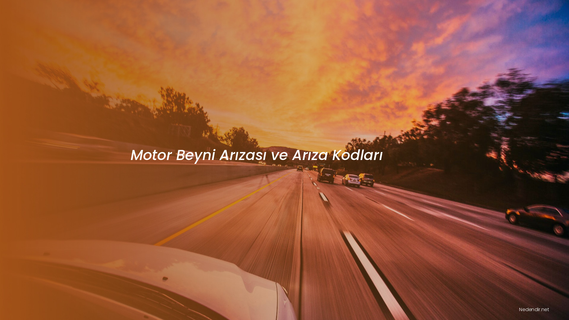 Motor Beyni Arızası ve Arıza Kodları