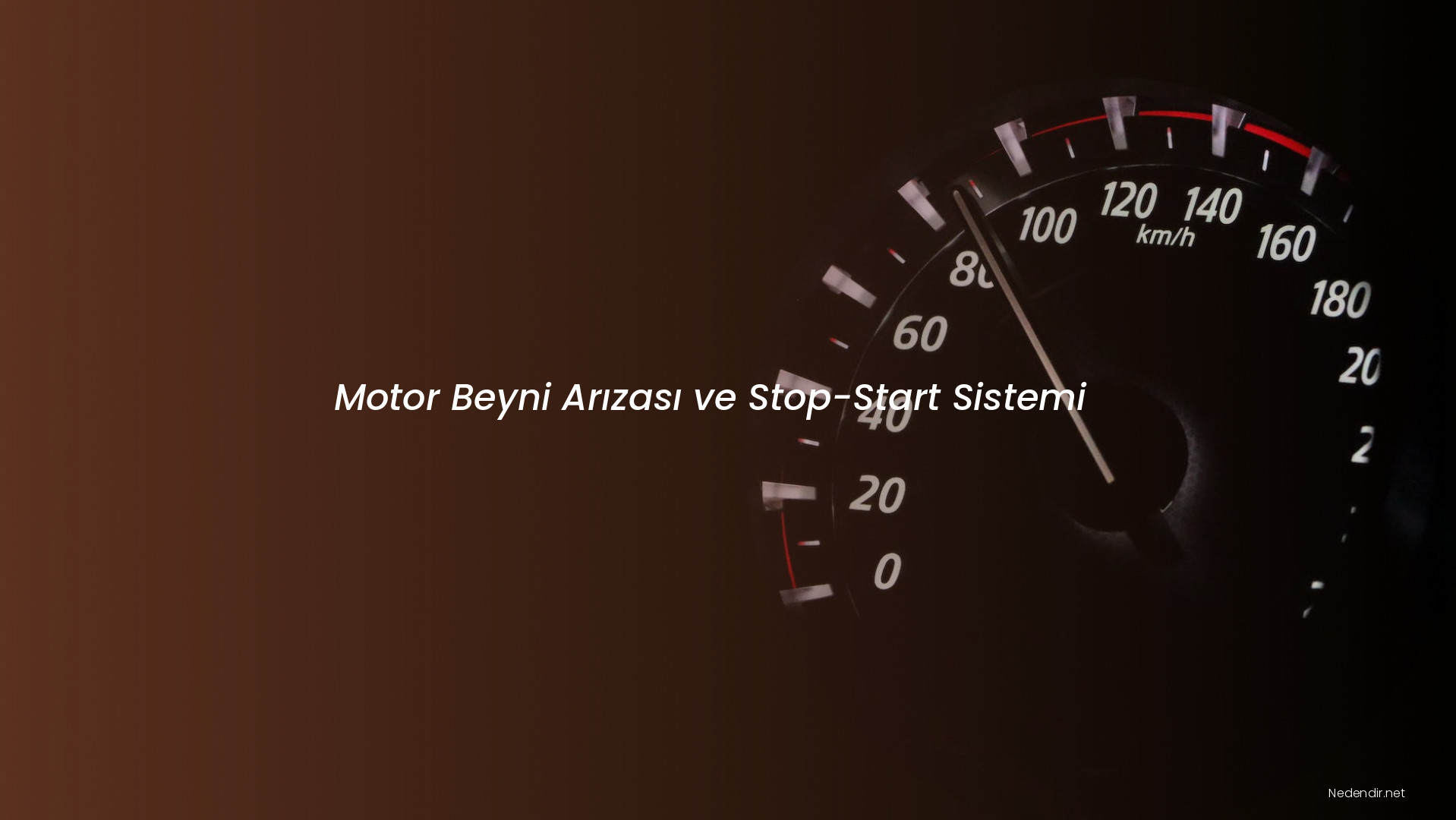 Motor Beyni Arızası ve Stop-Start Sistemi