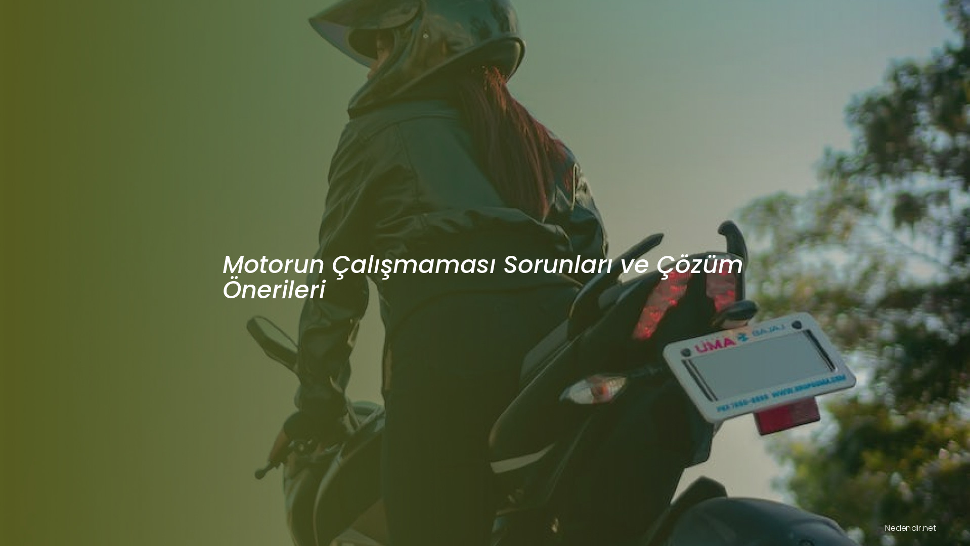 Motorun Çalışmaması Sorunları ve Çözüm Önerileri
