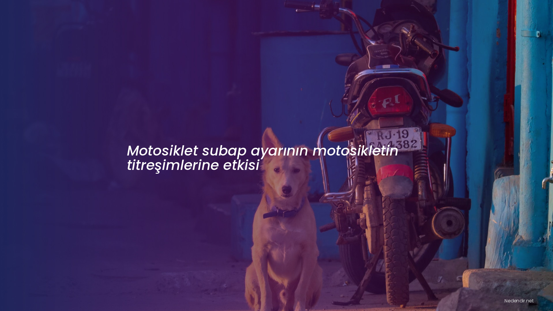 Motosiklet subap ayarının motosikletin titreşimlerine etkisi