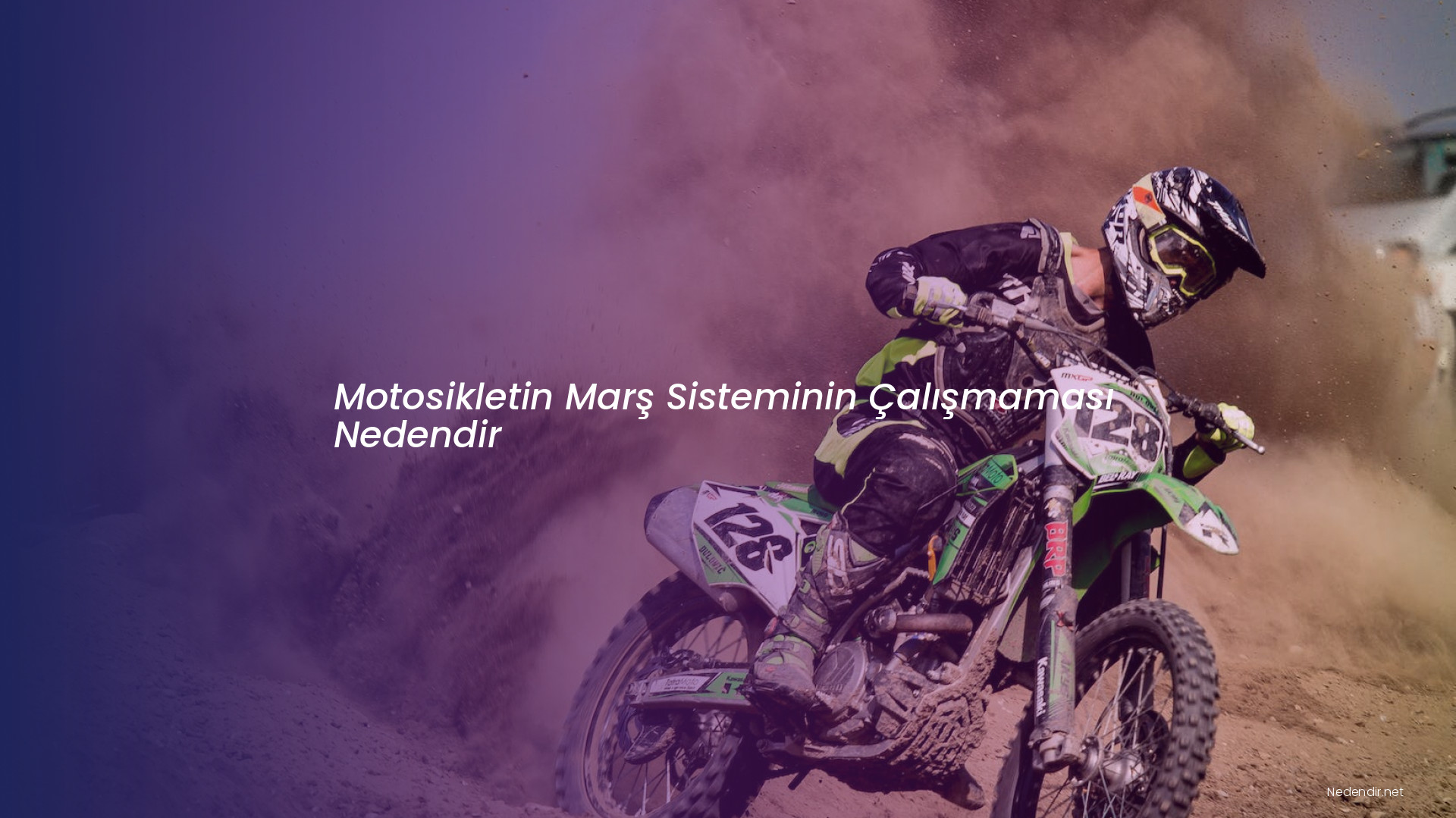 Motosikletin Marş Sisteminin Çalışmaması Nedendir