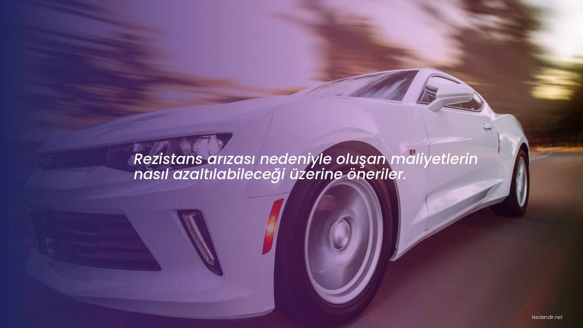 Rezistans arızası nedeniyle oluşan maliyetlerin nasıl azaltılabileceği üzerine öneriler.