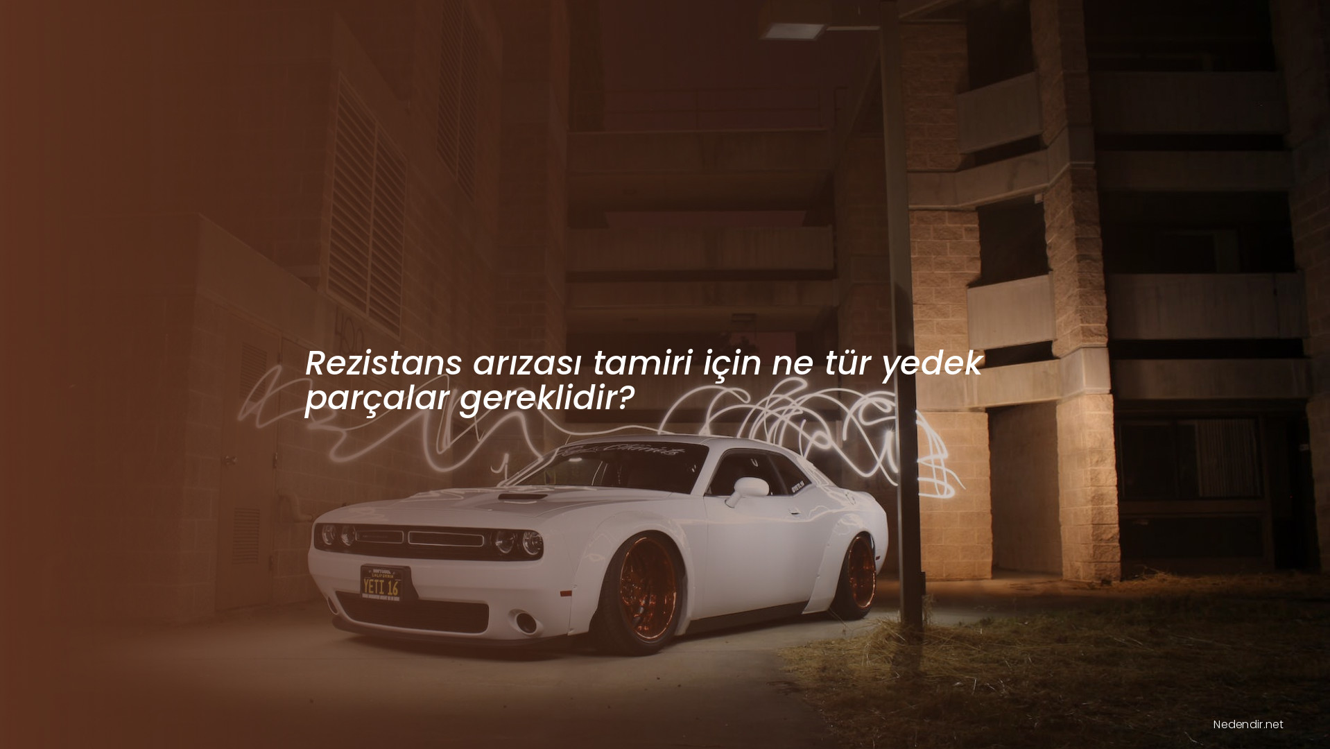 Rezistans arızası tamiri için ne tür yedek parçalar gereklidir?