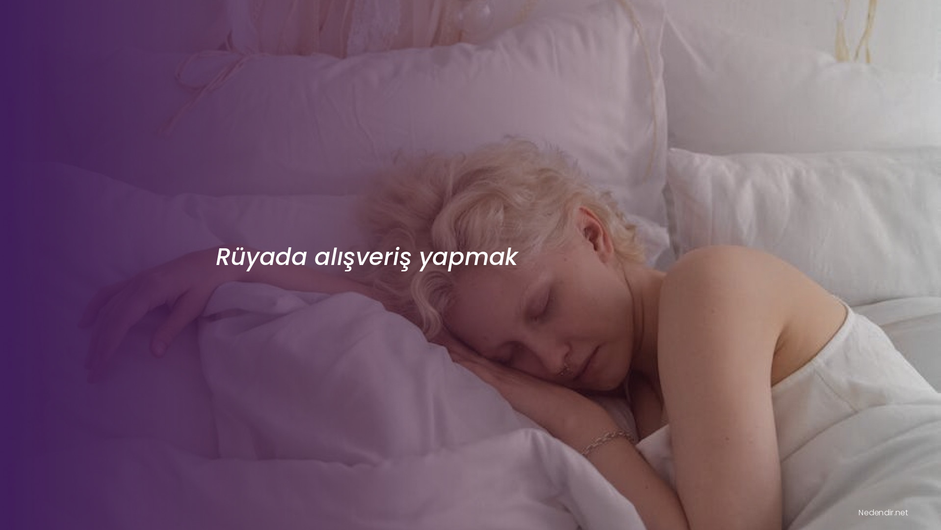 Rüyada alışveriş yapmak