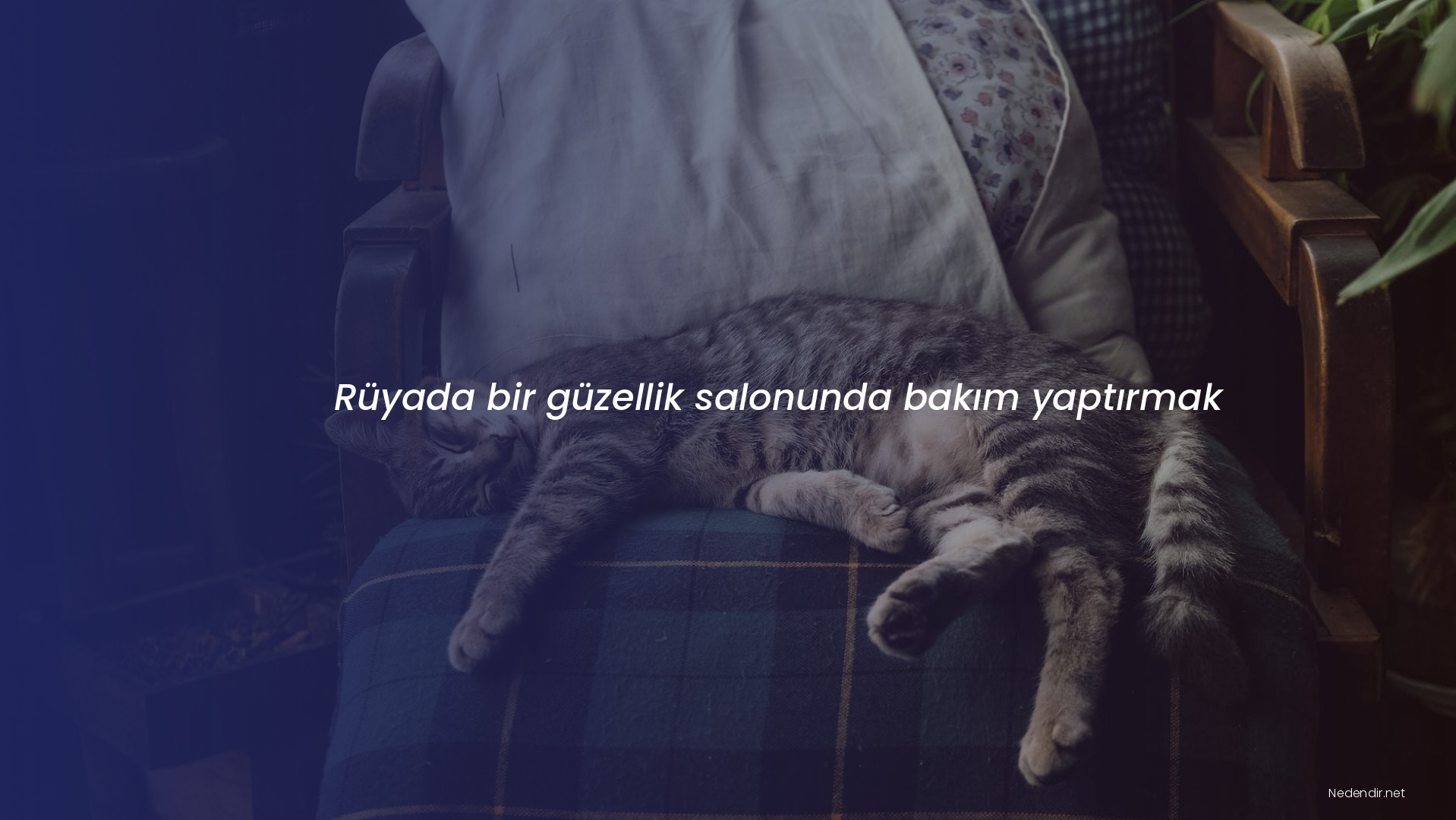 Rüyada bir güzellik salonunda bakım yaptırmak