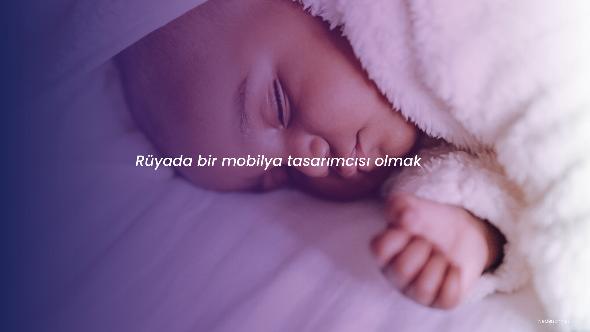 Rüyada bir mobilya tasarımcısı olmak