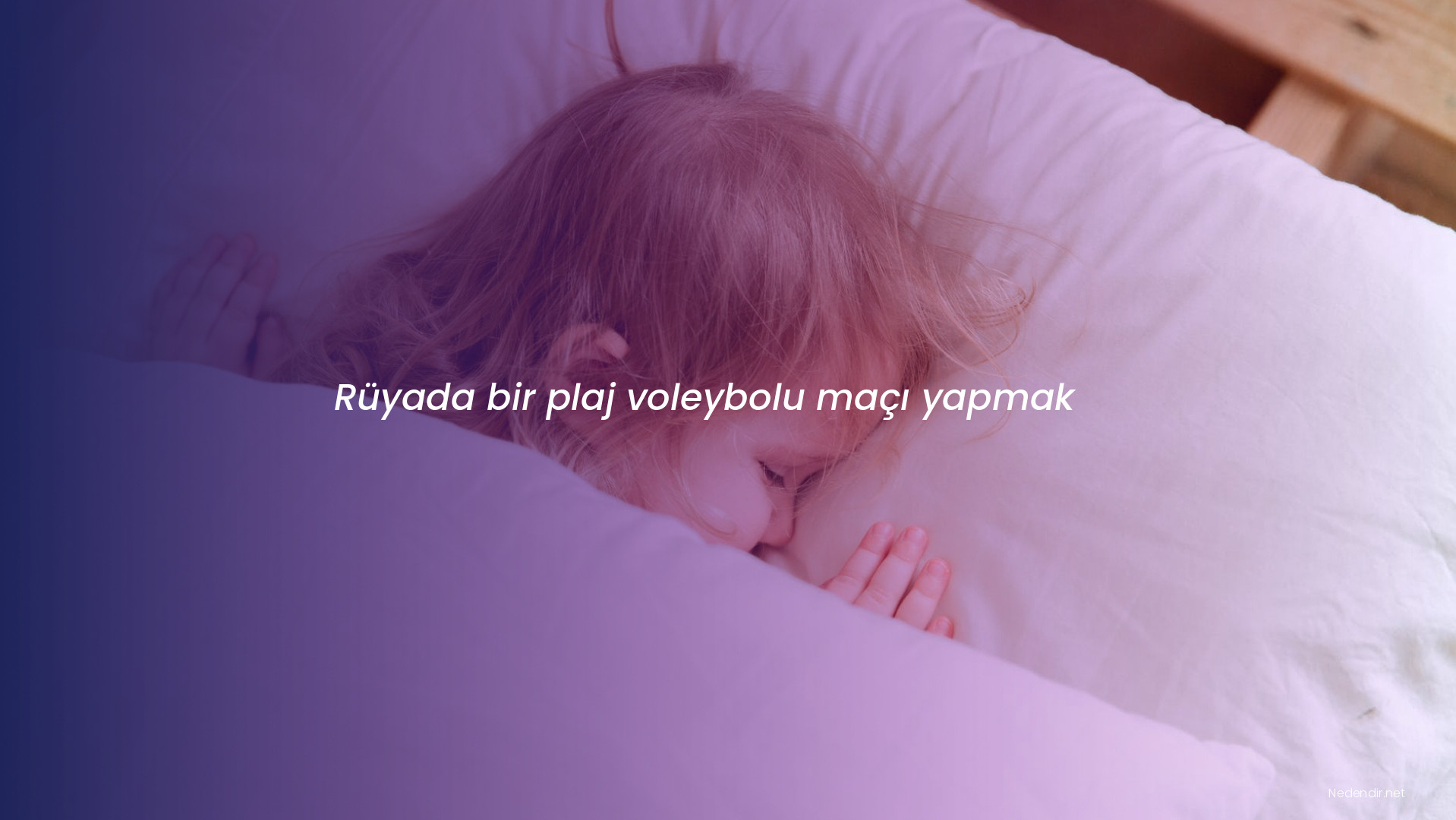 Rüyada bir plaj voleybolu maçı yapmak