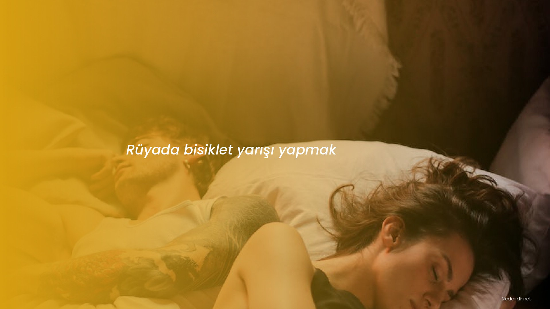 Rüyada bisiklet yarışı yapmak