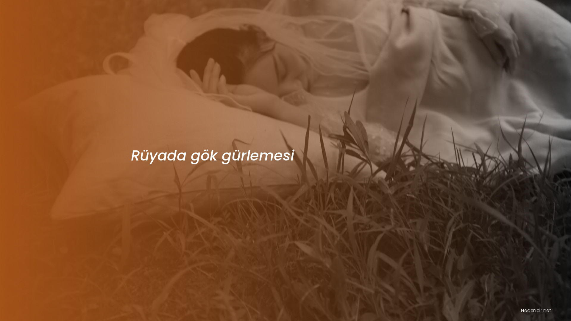 Rüyada gök gürlemesi