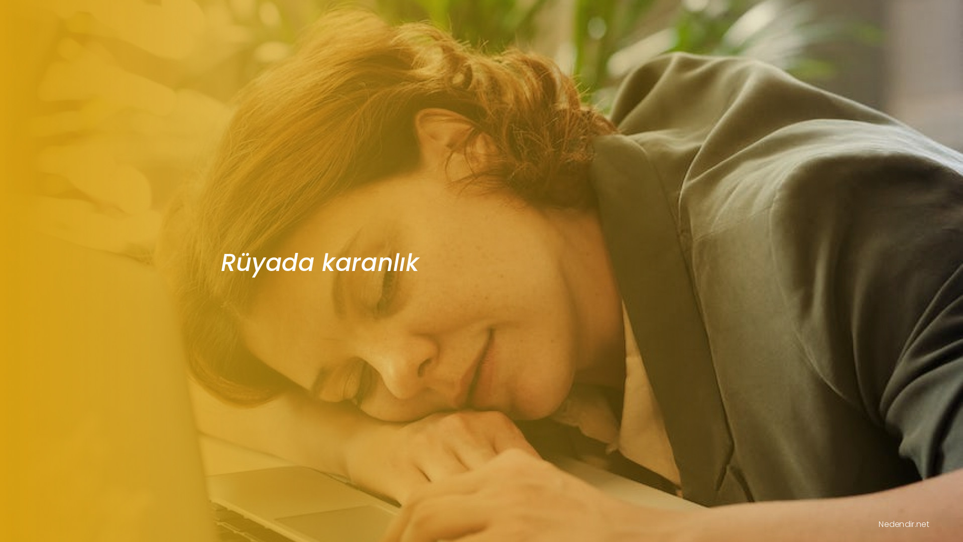 Rüyada karanlık