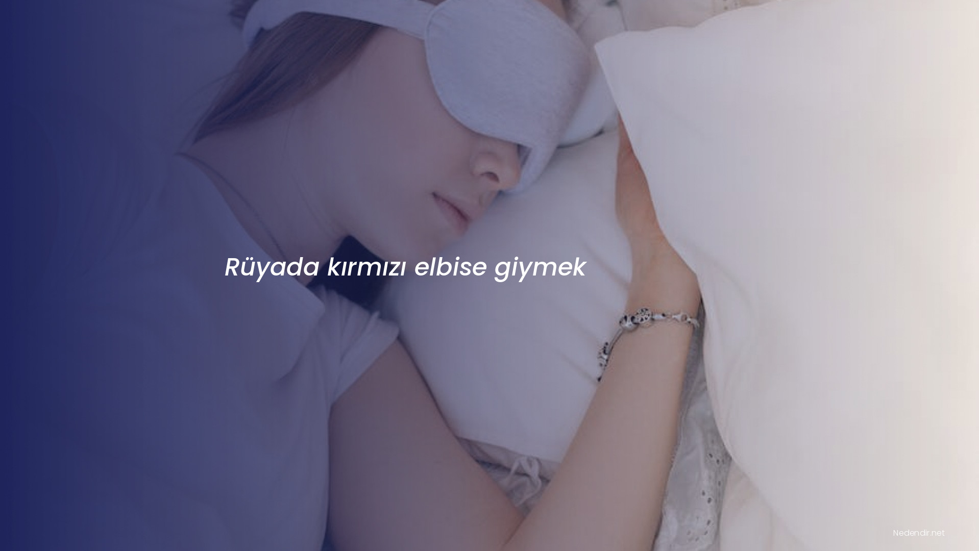 Rüyada kırmızı elbise giymek