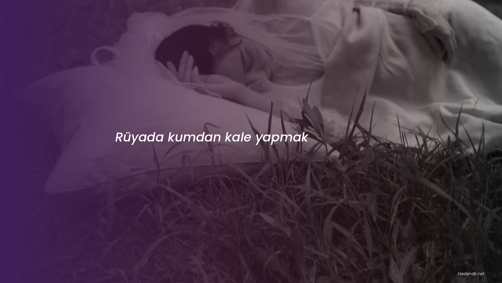 Rüyada kumdan kale yapmak