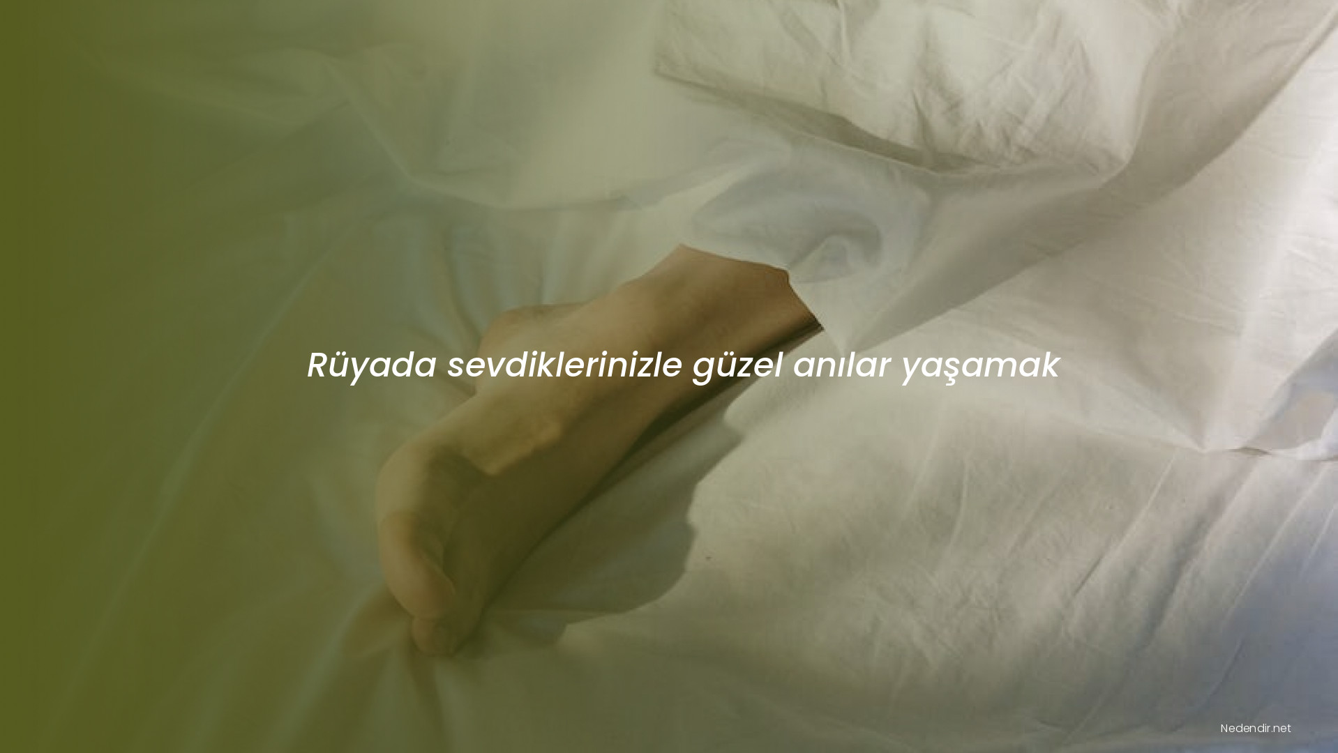Rüyada sevdiklerinizle güzel anılar yaşamak Rüyada sevdiklerinizle güzel anılar yaşamak