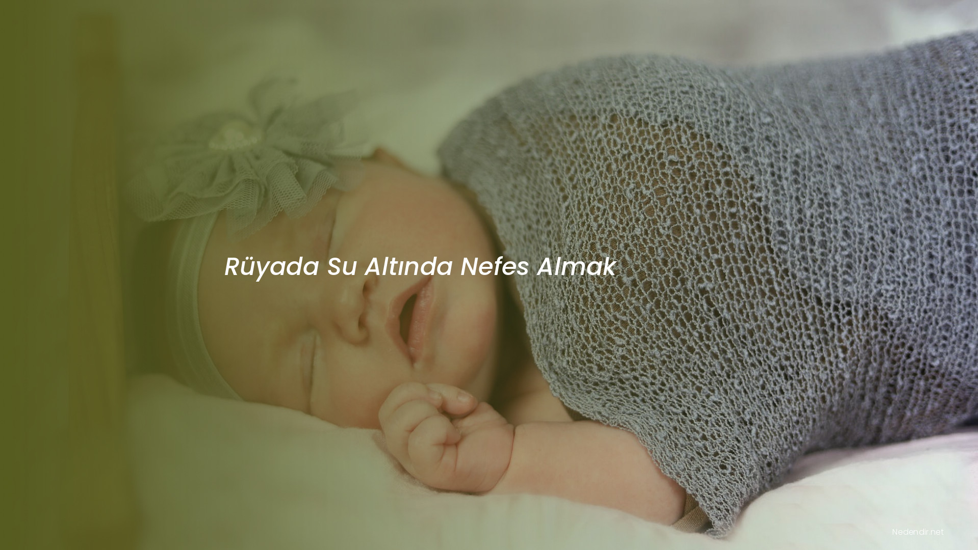 Rüyada Su Altında Nefes Almak Rüyada Su Altında Nefes Almak
