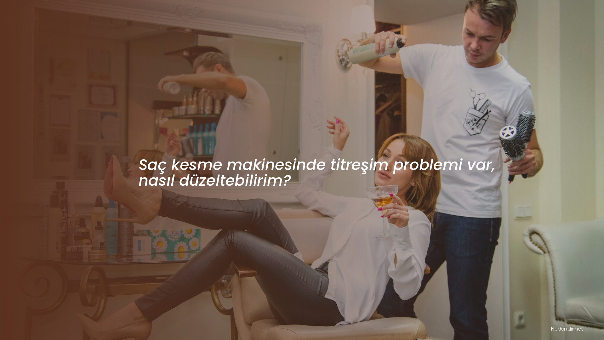 Saç kesme makinesinde titreşim problemi var, nasıl düzeltebilirim?