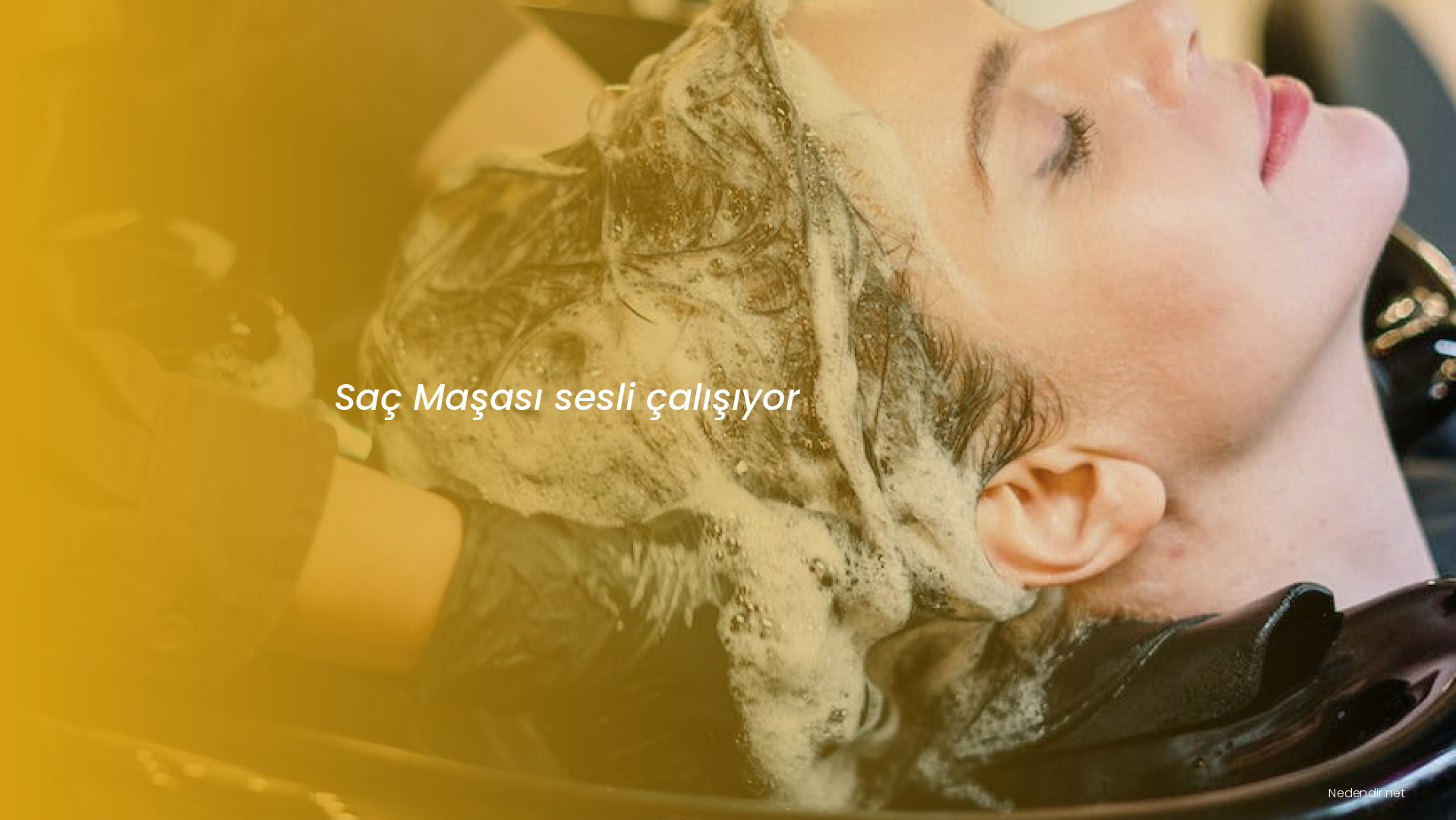 Saç Maşası sesli çalışıyor