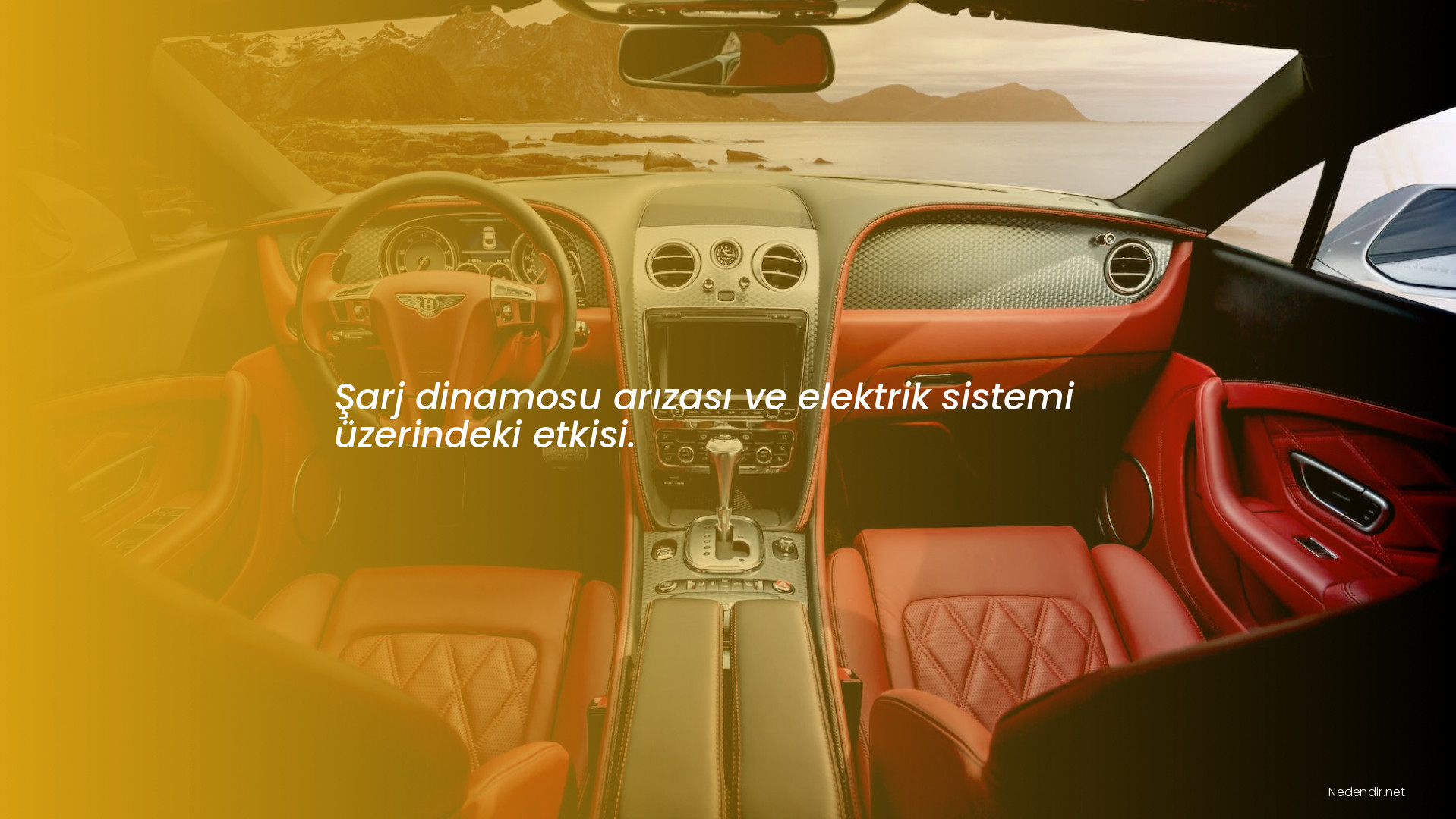 Şarj dinamosu arızası ve elektrik sistemi üzerindeki etkisi.