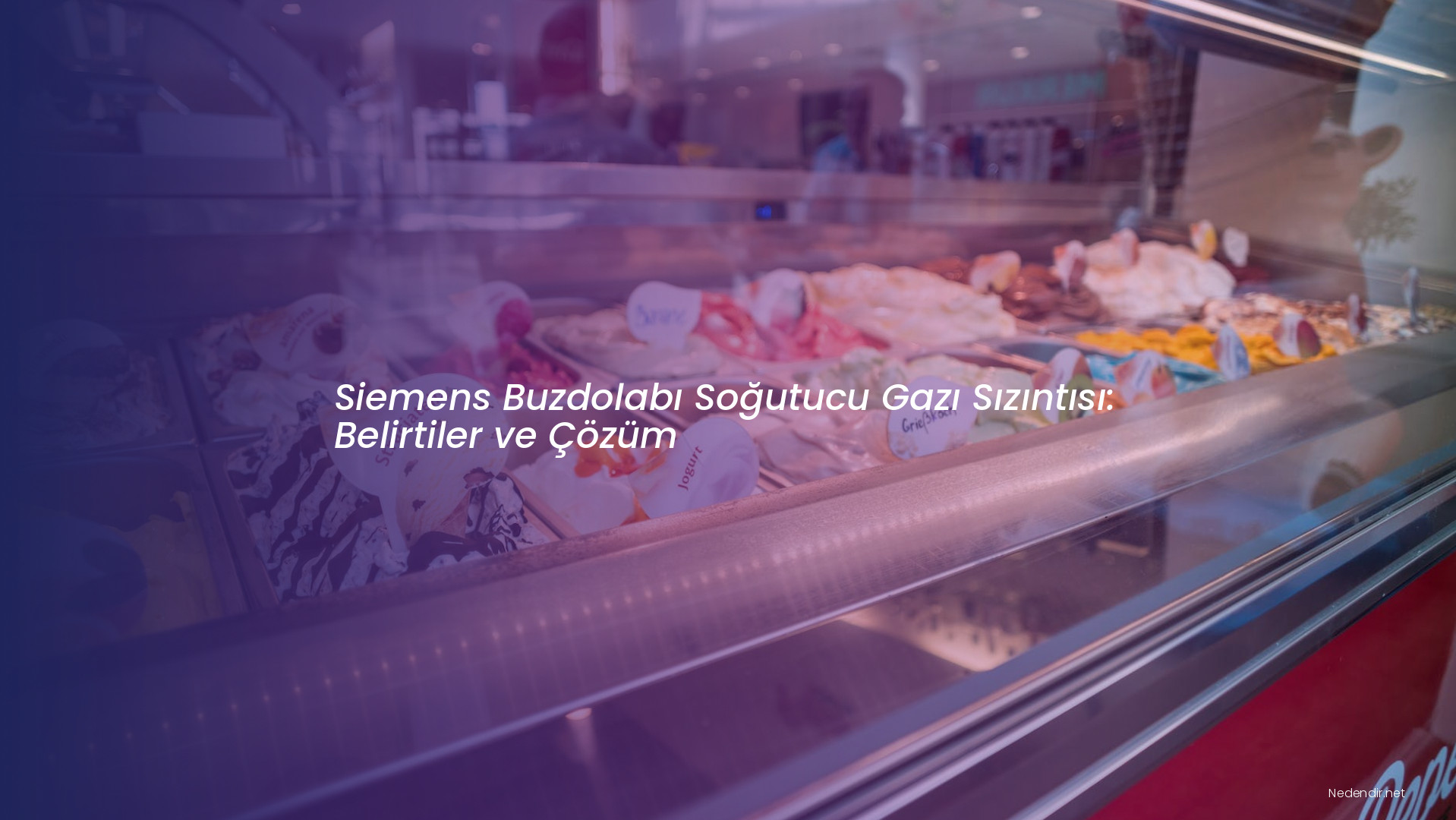 Siemens Buzdolabı Soğutucu Gazı Sızıntısı: Belirtiler ve Çözüm