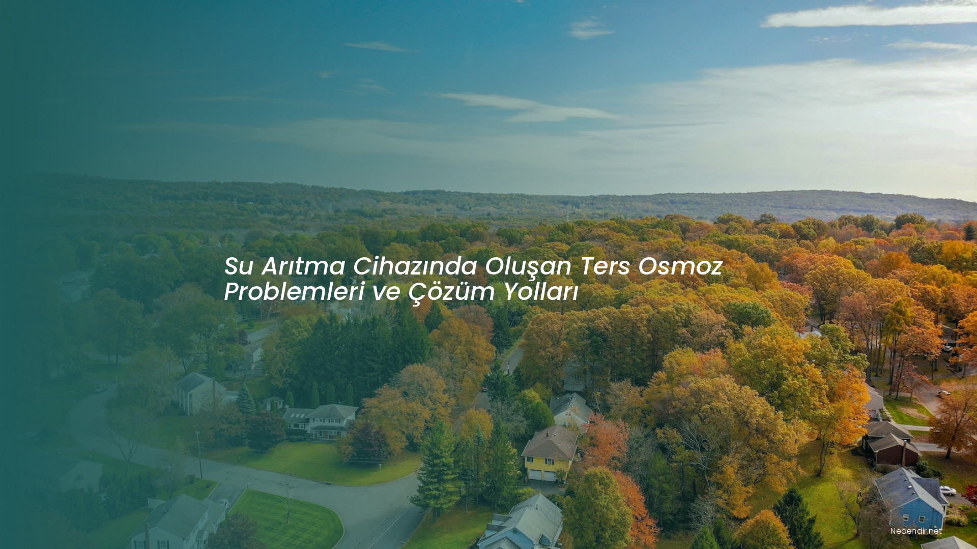Su Arıtma Cihazında Oluşan Ters Osmoz Problemleri ve Çözüm Yolları Su Arıtma Cihazında Oluşan Ters Osmoz Problemleri ve Çözüm Yolları