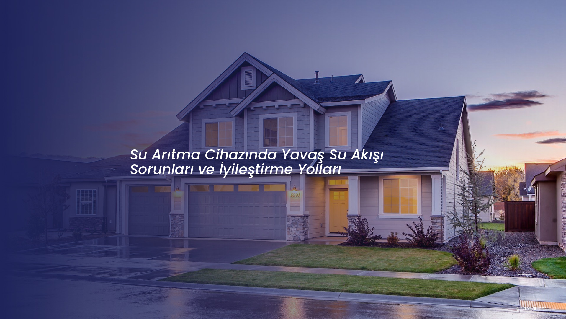 Su Arıtma Cihazında Yavaş Su Akışı Sorunları ve İyileştirme Yolları