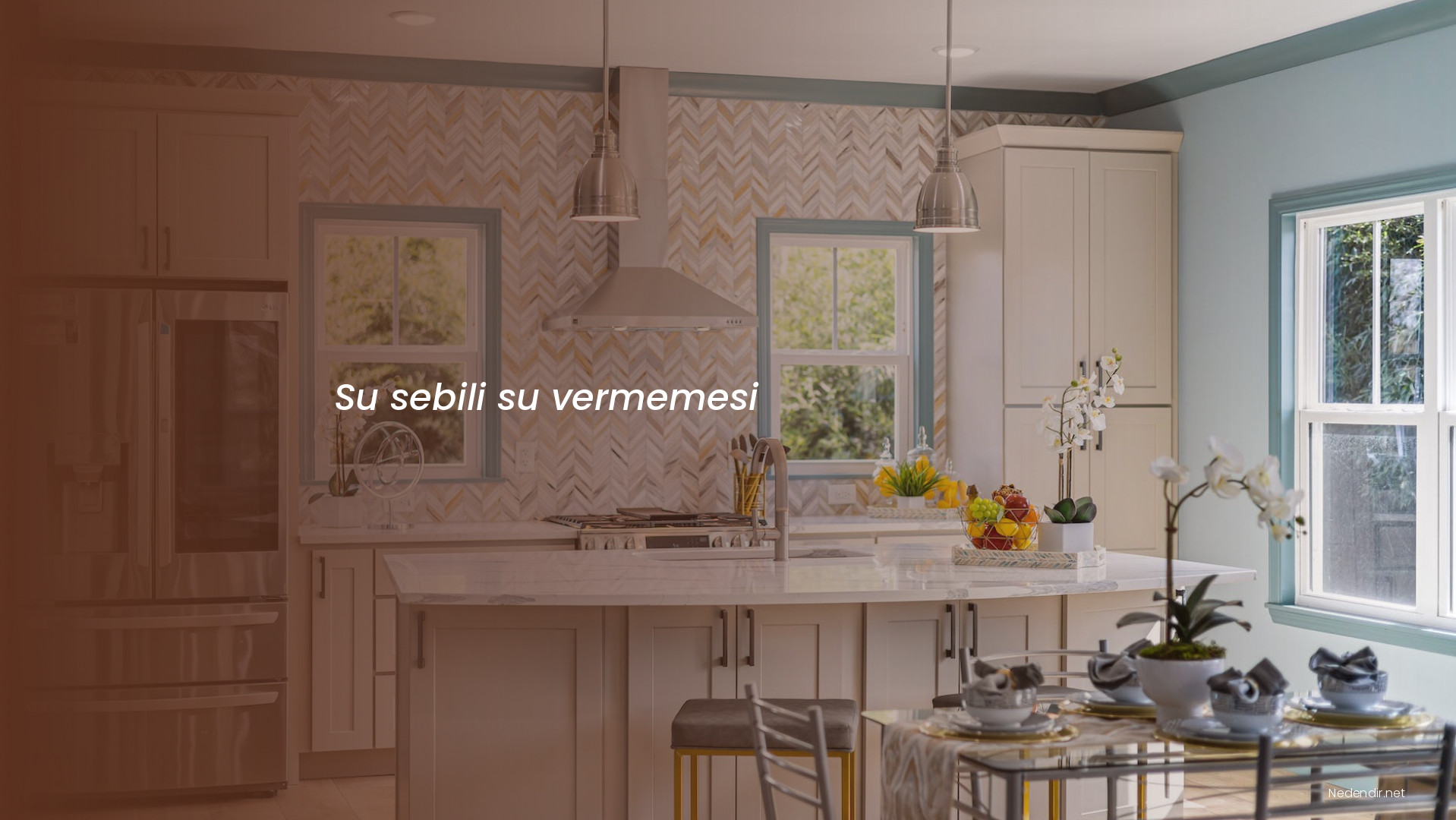 Su sebili su vermemesi