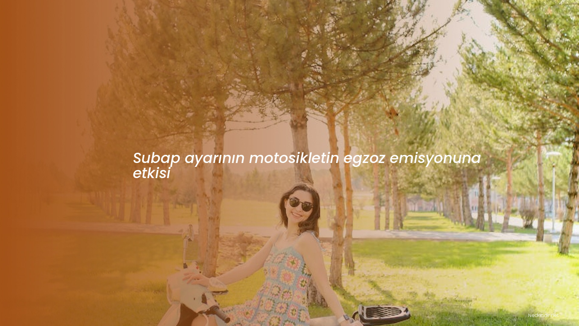 Subap ayarının motosikletin egzoz emisyonuna etkisi Subap ayarının motosikletin egzoz emisyonuna etkisi