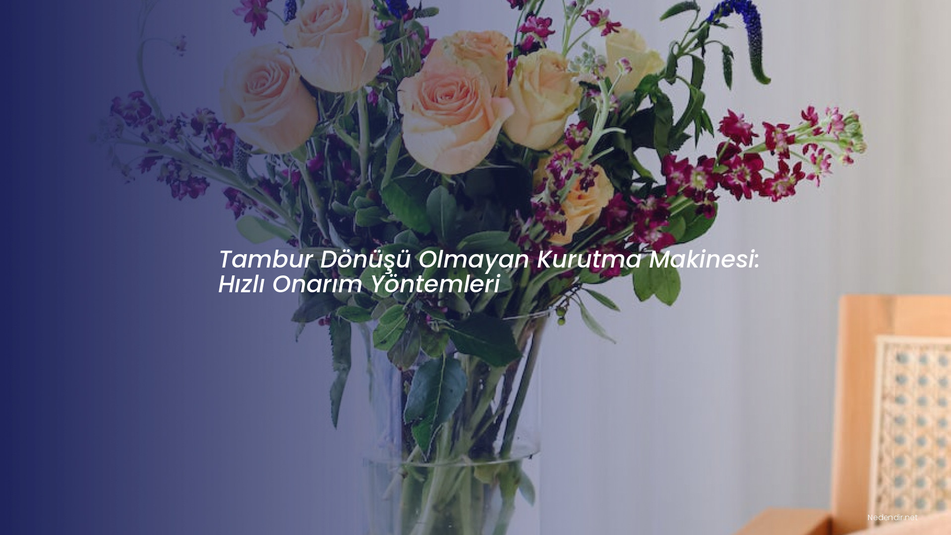 Tambur Dönüşü Olmayan Kurutma Makinesi: Hızlı Onarım Yöntemleri