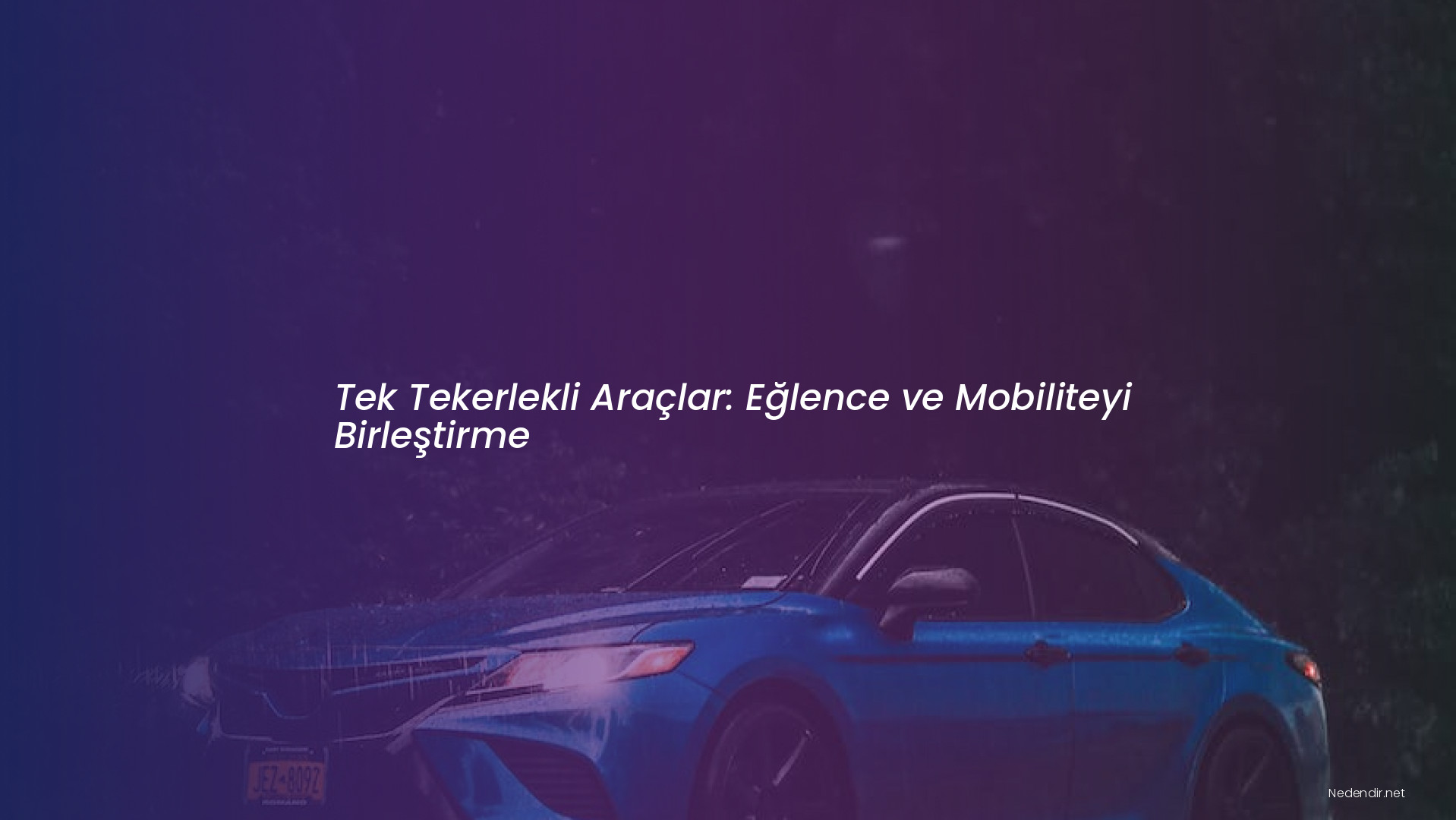 Tek Tekerlekli Araçlar: Eğlence ve Mobiliteyi Birleştirme