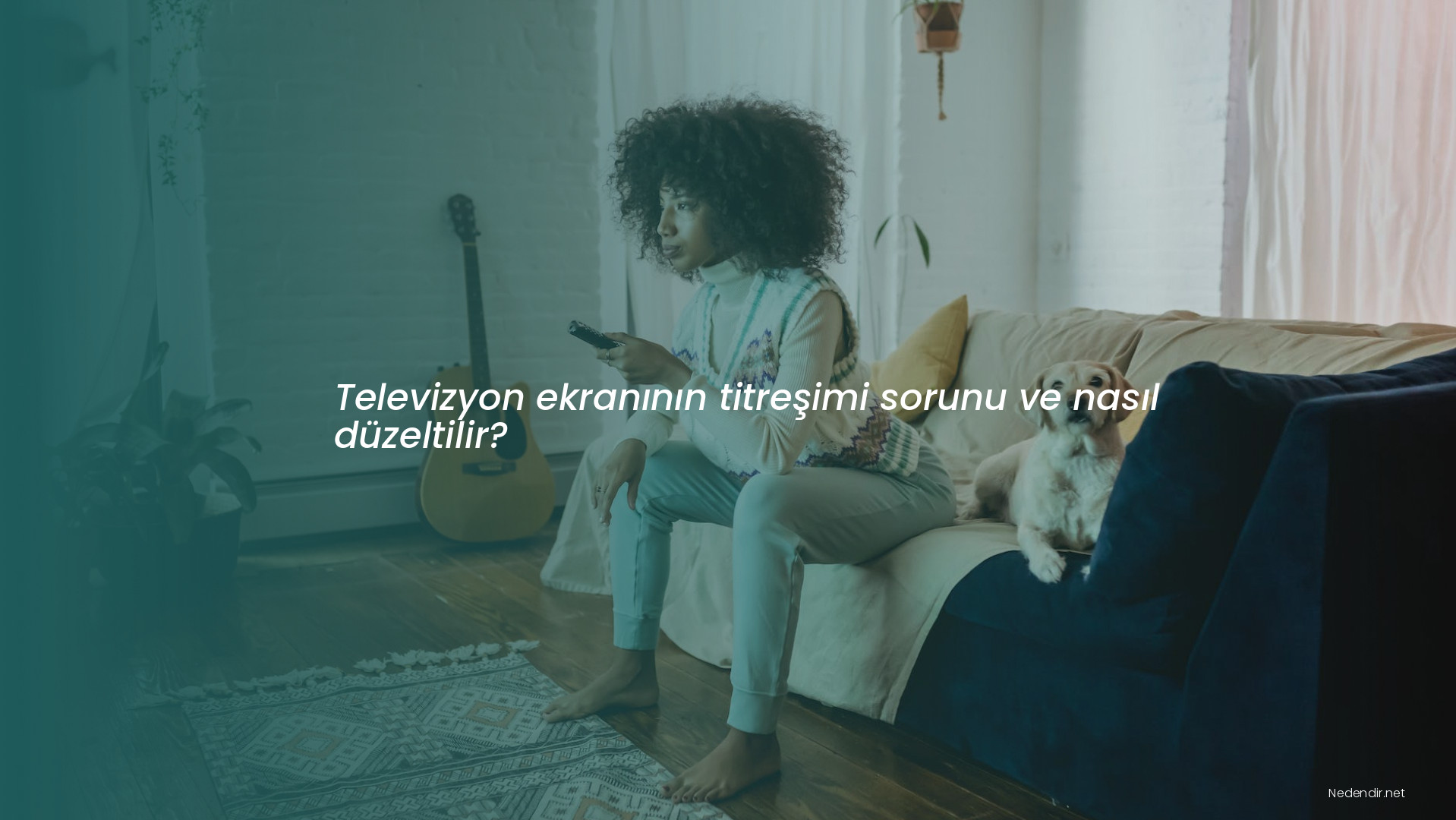 Televizyon ekranının titreşimi sorunu ve nasıl düzeltilir?