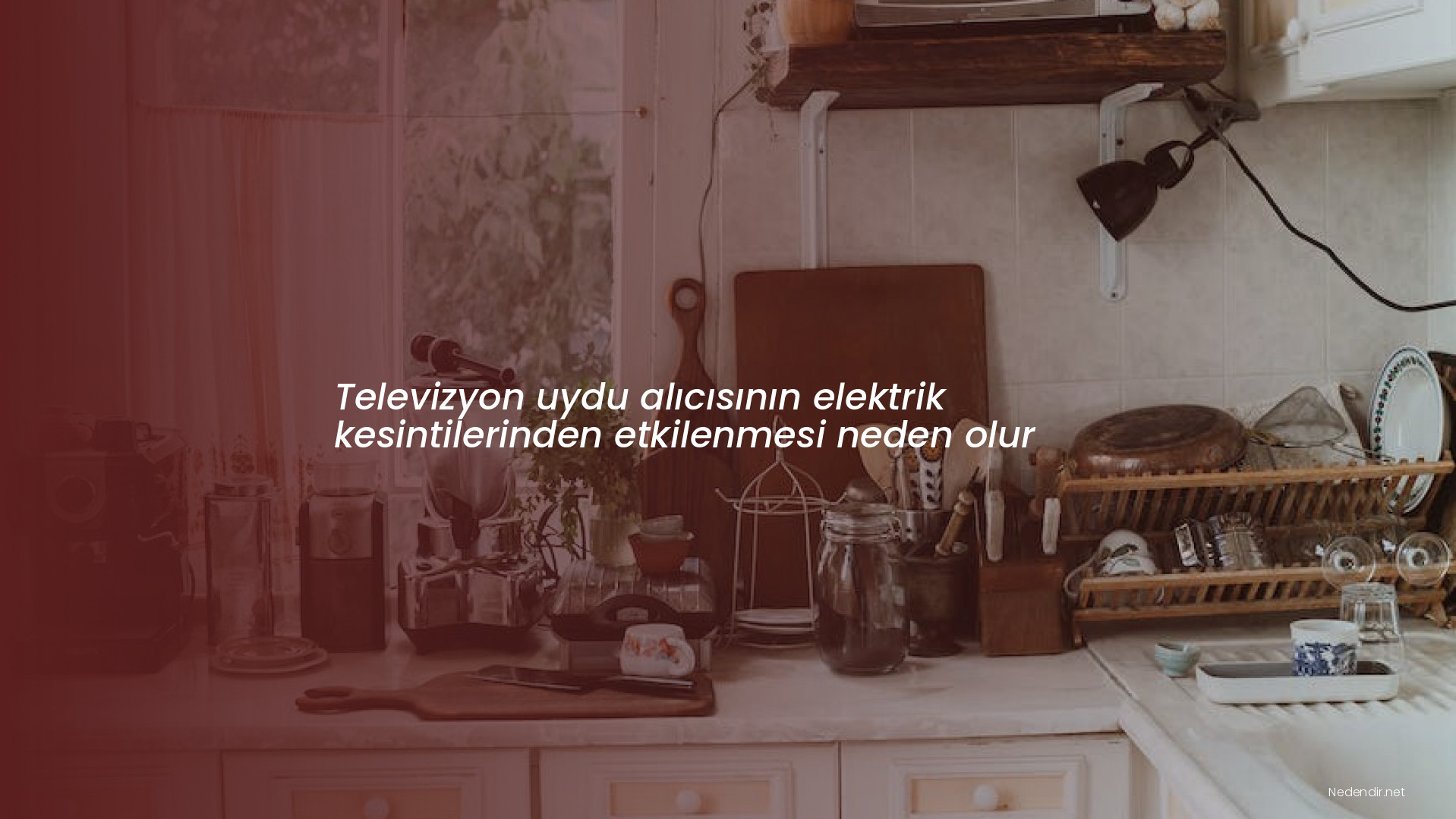 Televizyon uydu alıcısının elektrik kesintilerinden etkilenmesi neden olur