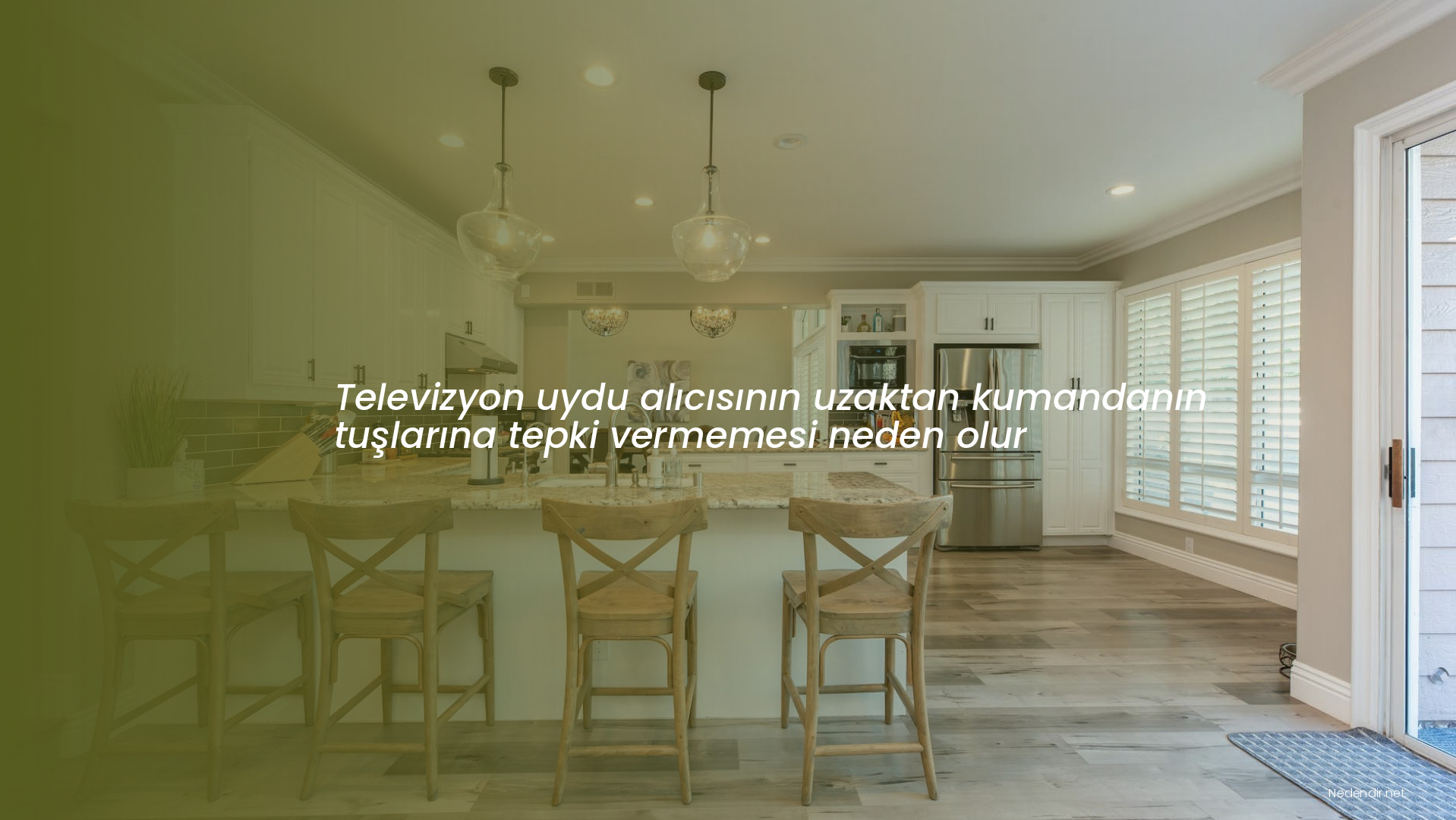 Televizyon uydu alıcısının uzaktan kumandanın tuşlarına tepki vermemesi neden olur