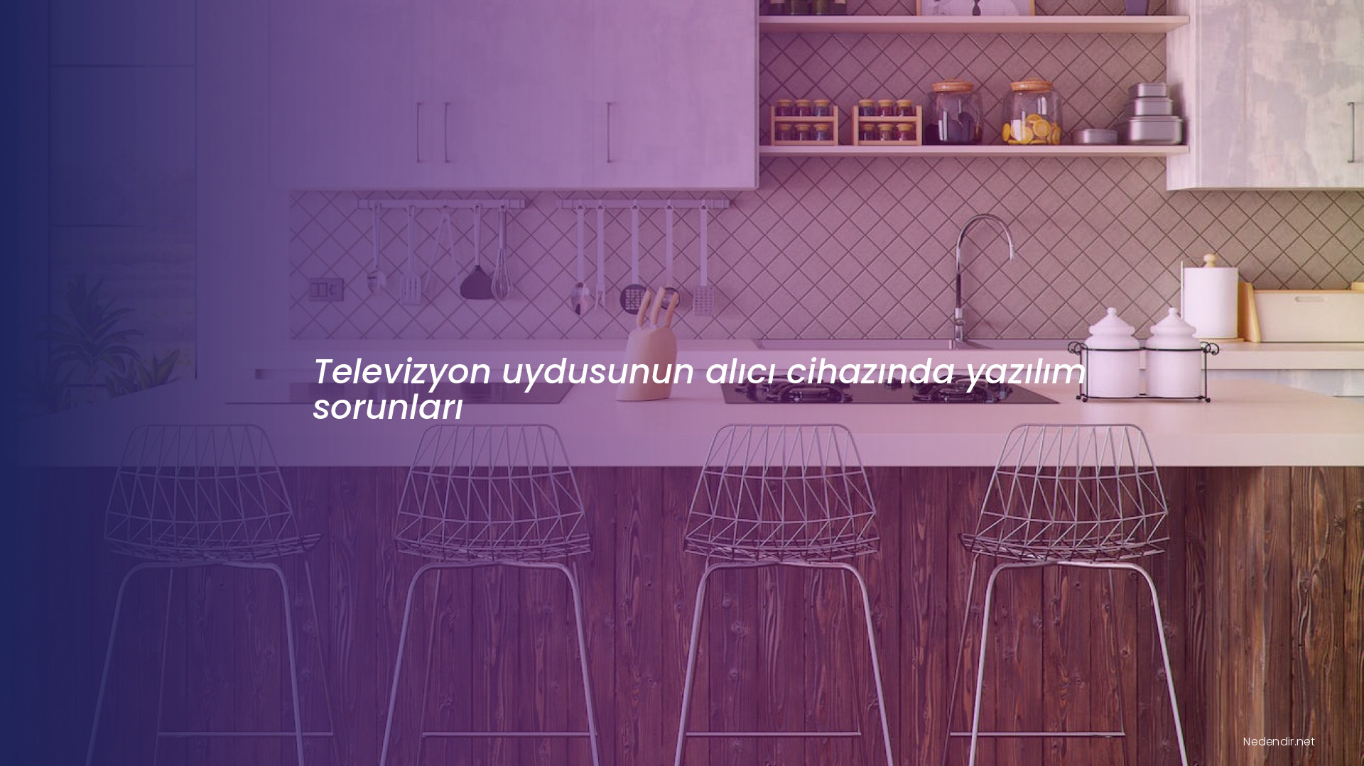 Televizyon uydusunun alıcı cihazında yazılım sorunları