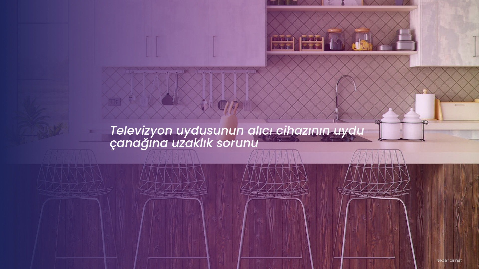 Televizyon uydusunun alıcı cihazının uydu çanağına uzaklık sorunu