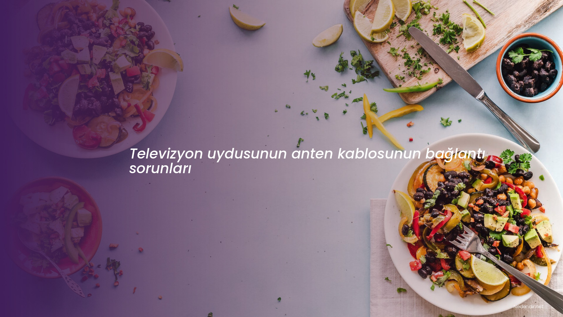 Televizyon uydusunun anten kablosunun bağlantı sorunları