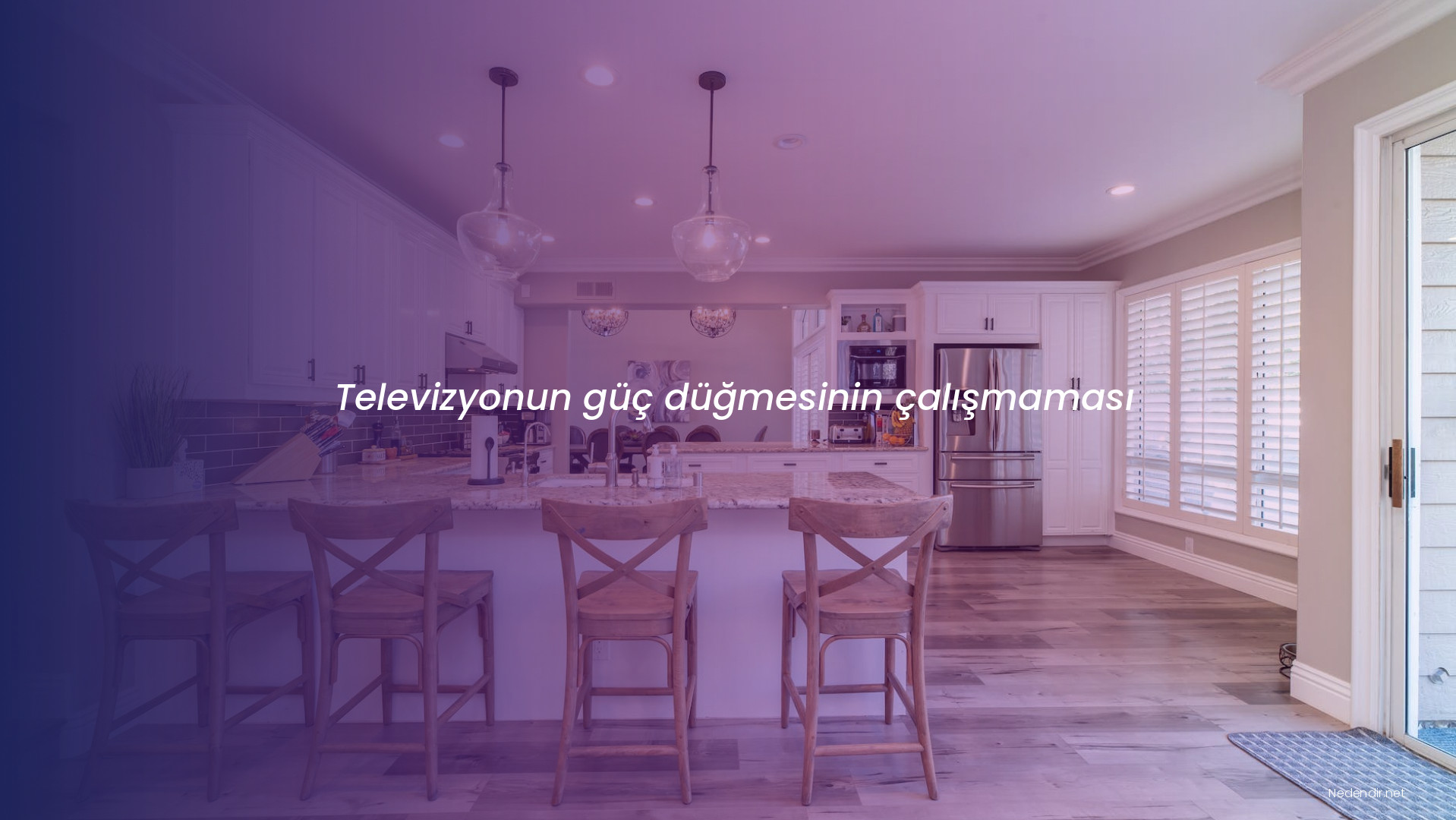 Televizyonun güç düğmesinin çalışmaması