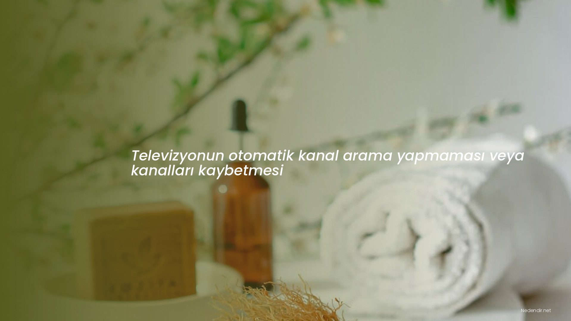 Televizyonun otomatik kanal arama yapmaması veya kanalları kaybetmesi