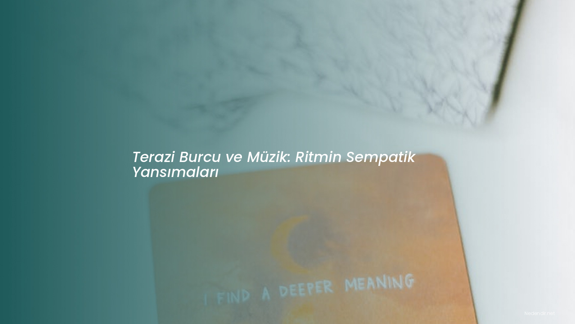 Terazi Burcu ve Müzik: Ritmin Sempatik Yansımaları